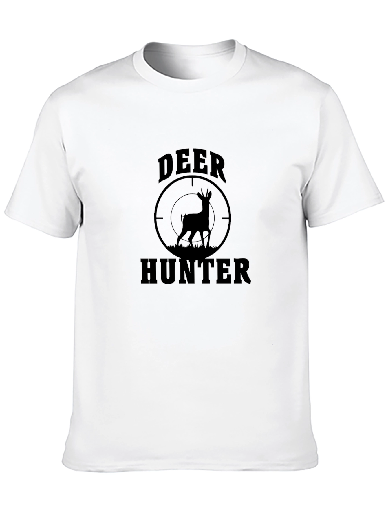 Deer Hunter Graphic Tee - Black Hunting T-Shirt
