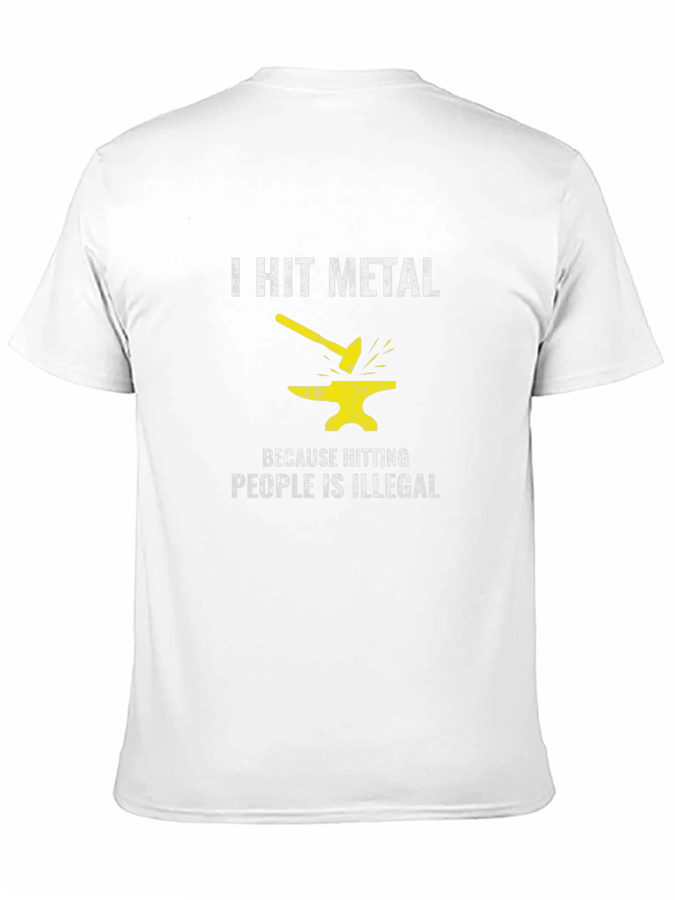 I Hit Metal Black T-Shirt