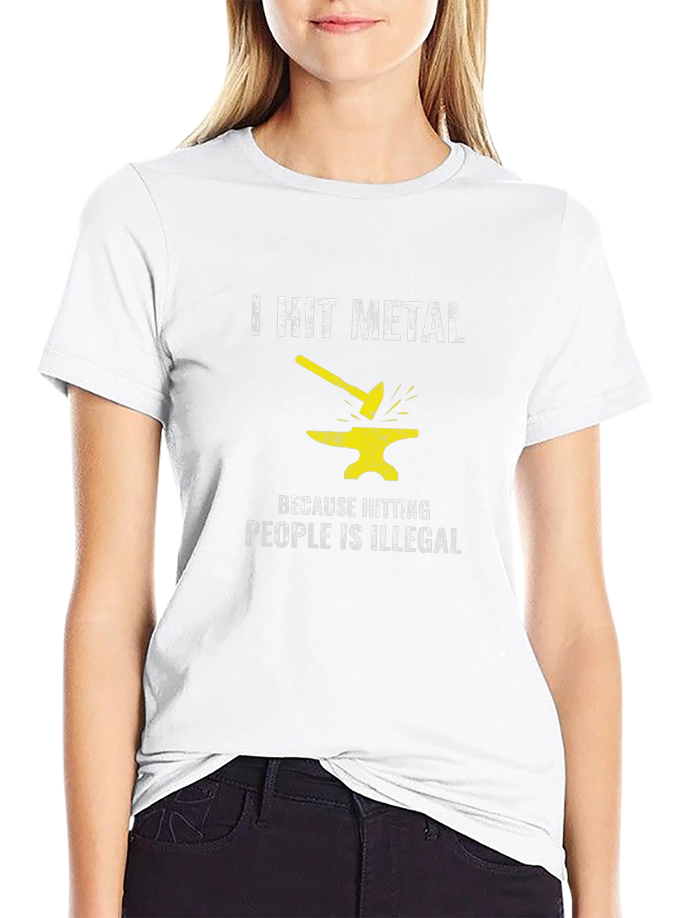 I Hit Metal Black T-Shirt