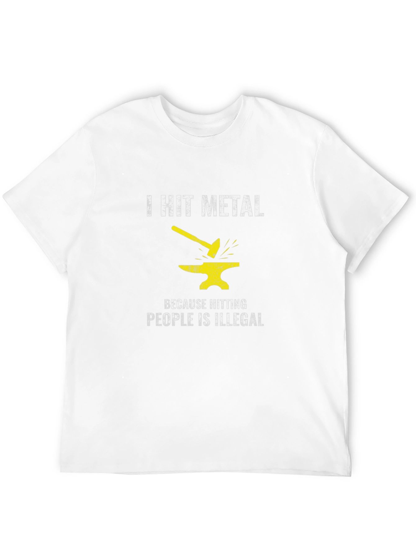 I Hit Metal Black T-Shirt