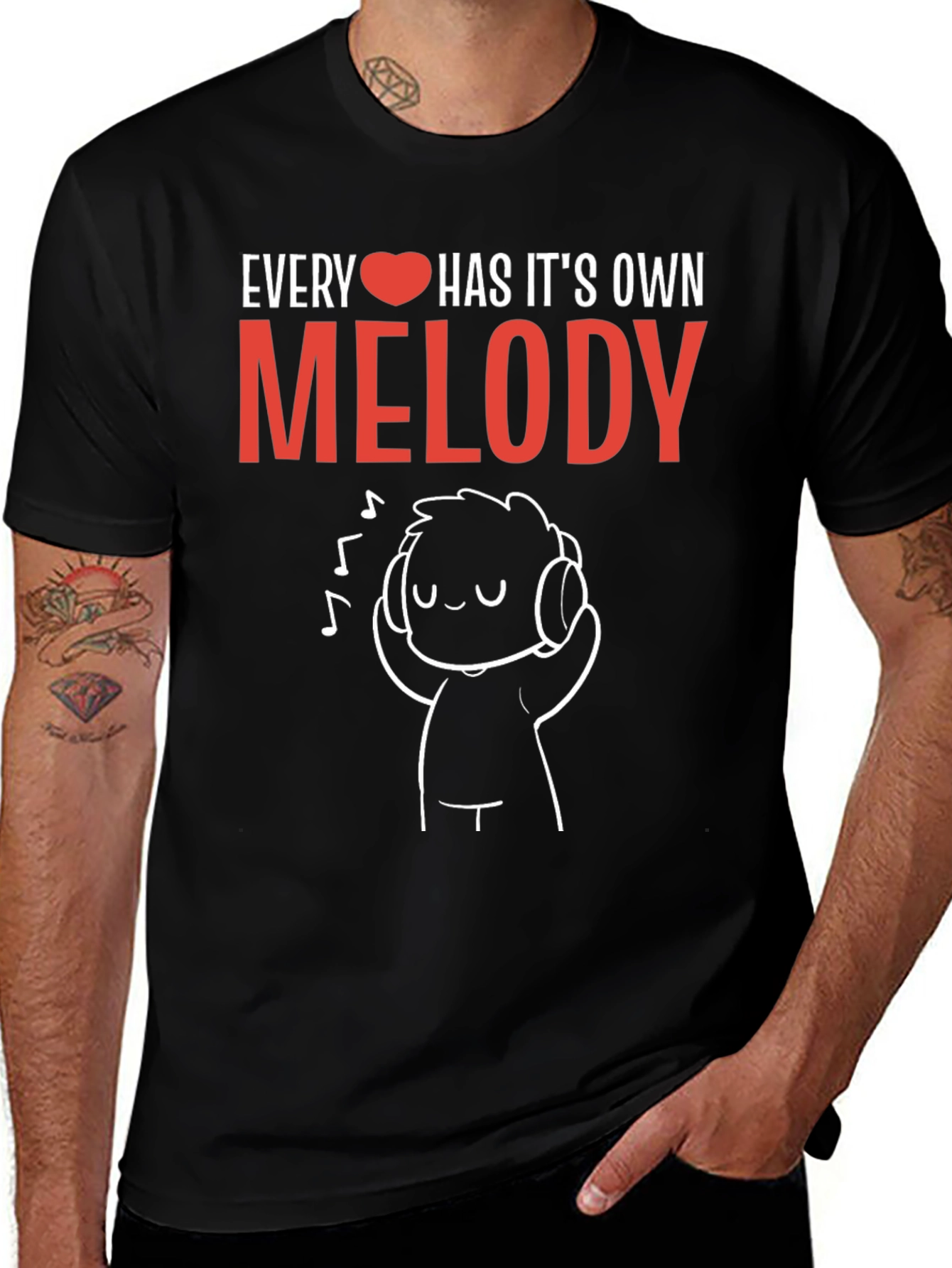 Every Heart Has Its Own Melody Graphic Tee