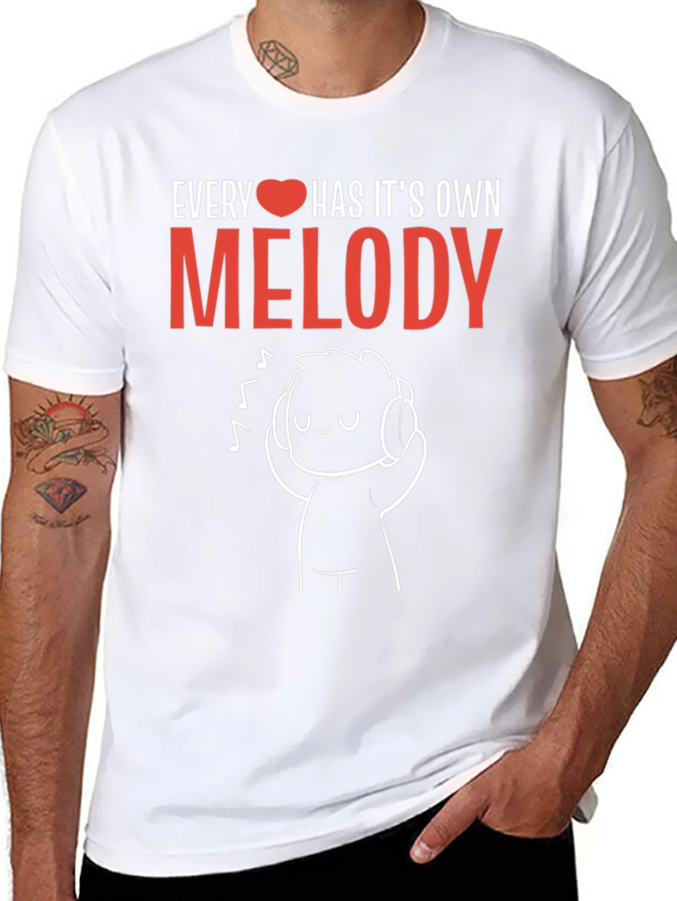 Every Heart Has Its Own Melody Graphic Tee