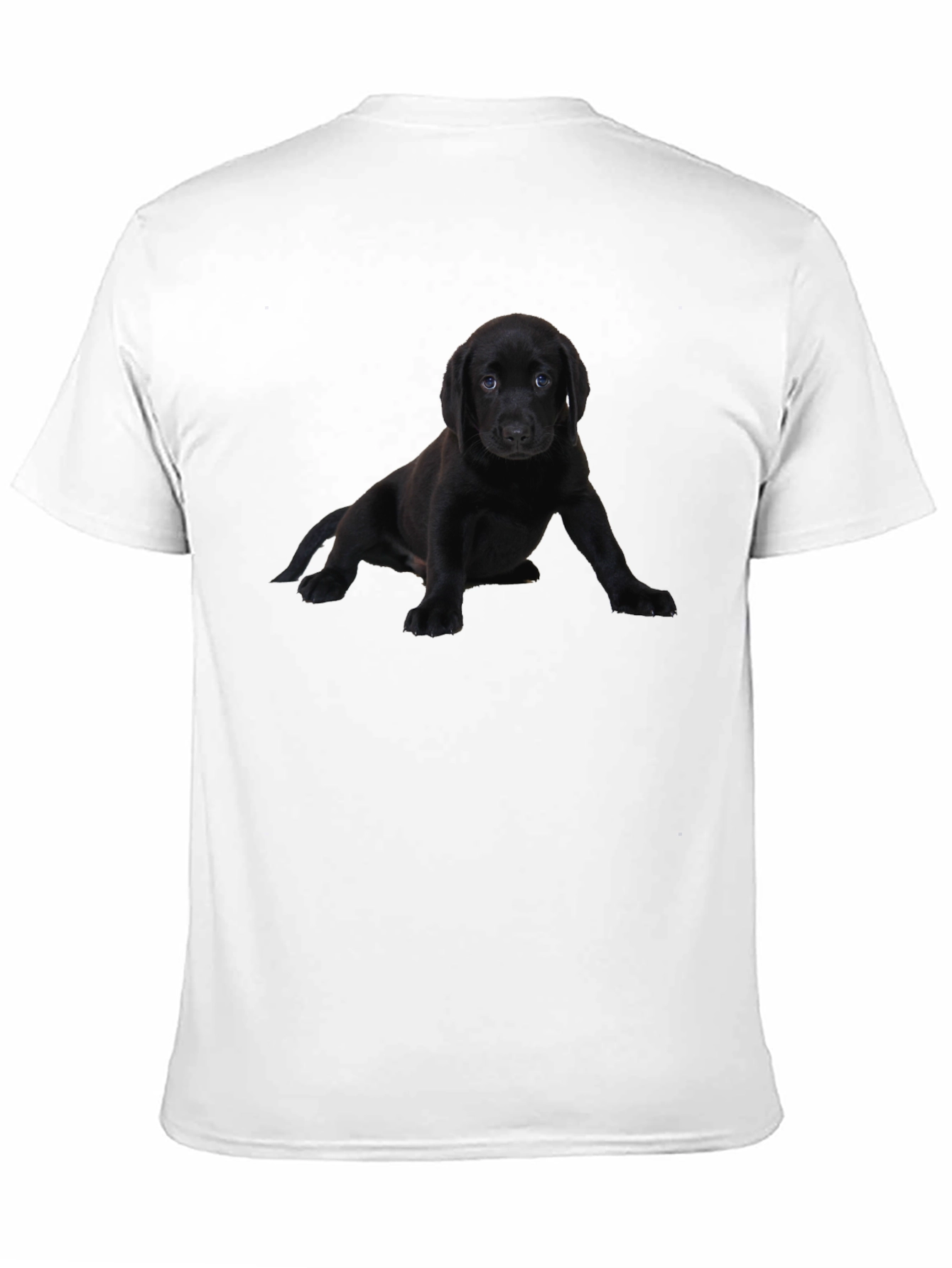 Black Dog Puppy T-Shirt Cute Pet Lover Tee