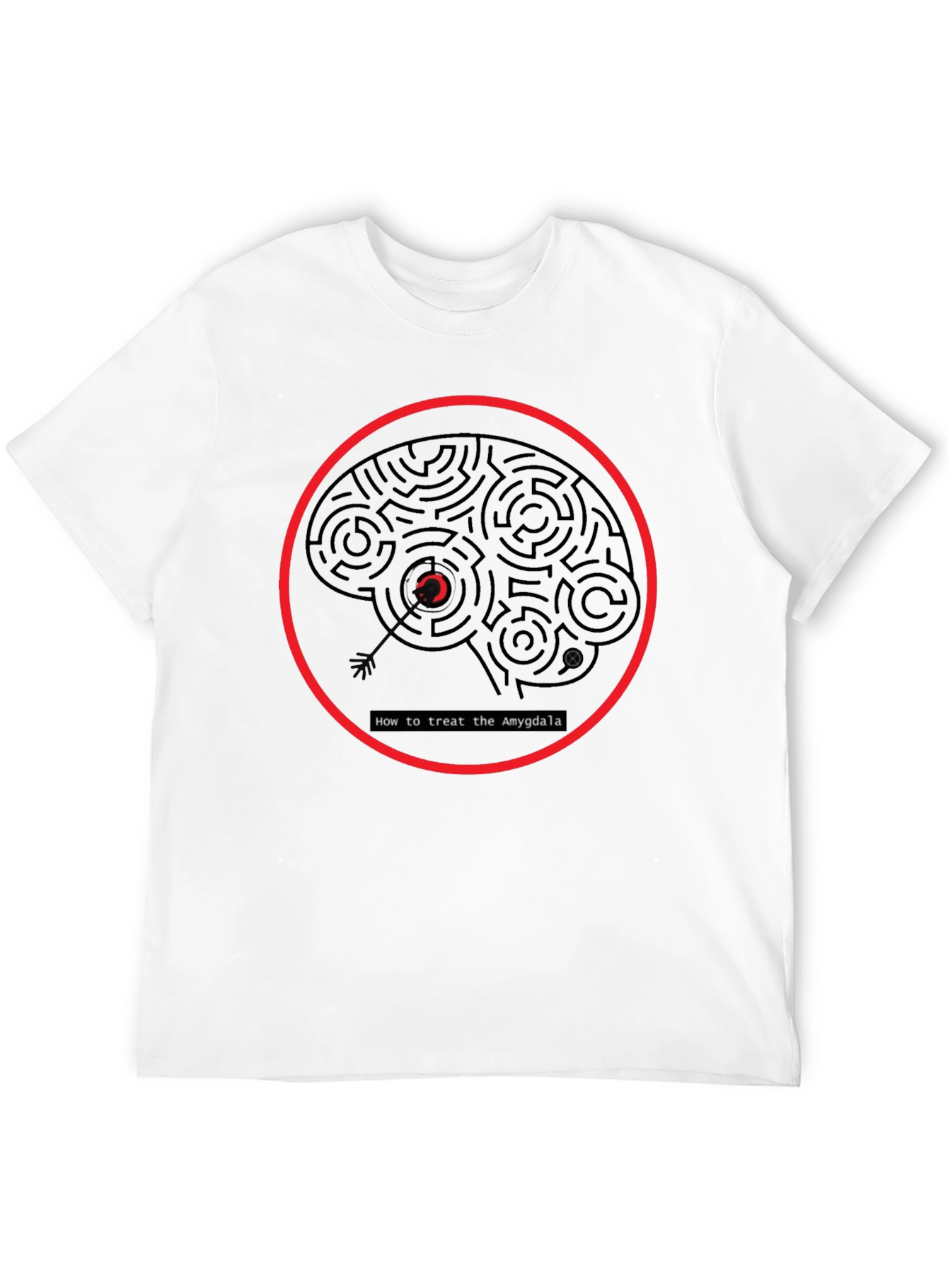 Brain Maze T-Shirt: Amygdala Treatment