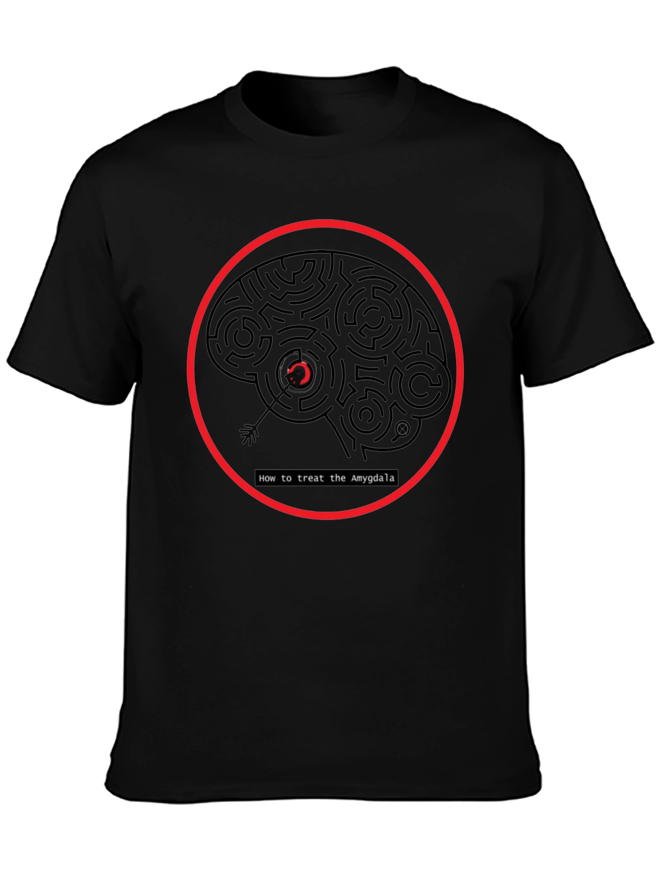 Brain Maze T-Shirt: Amygdala Treatment