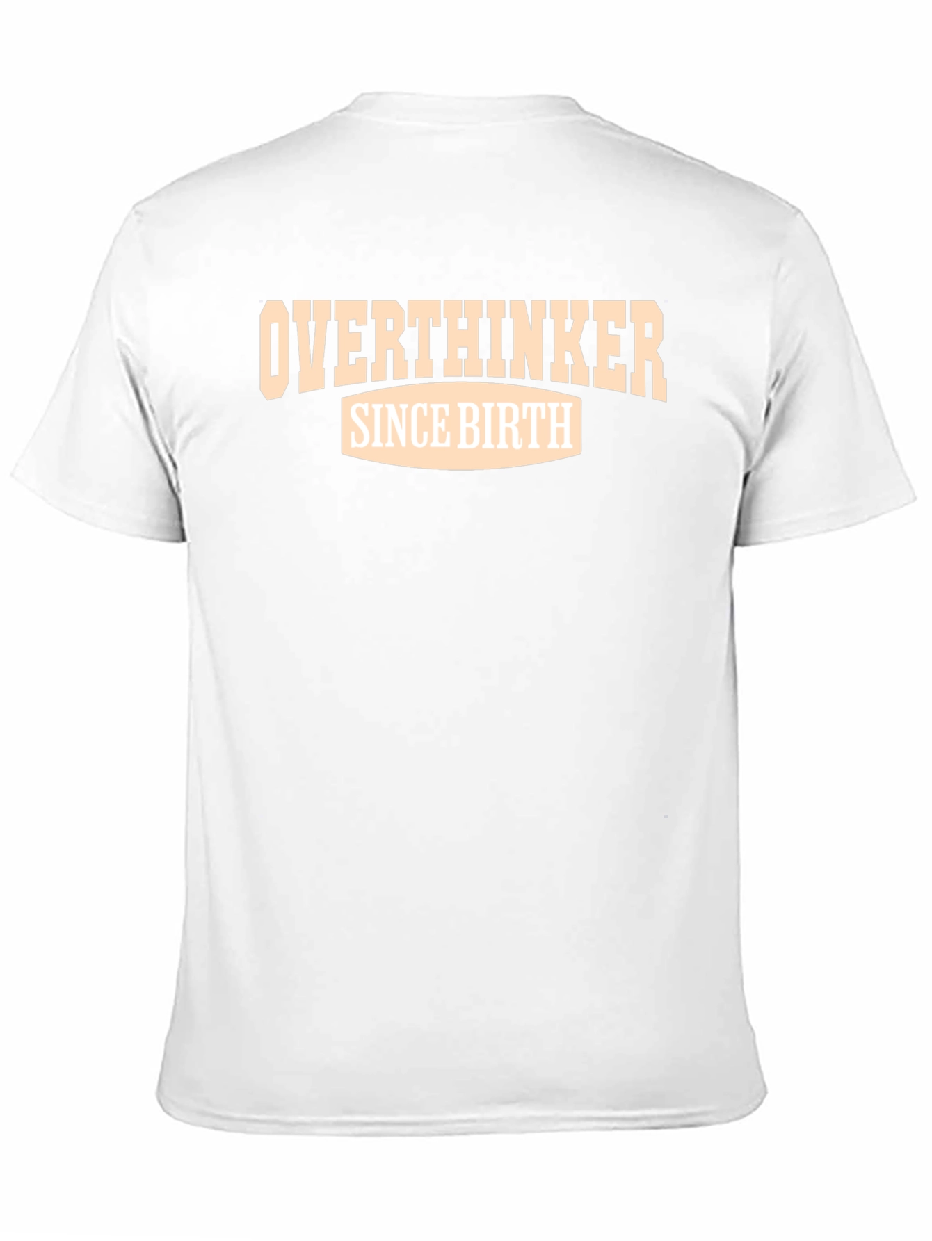 Overthinker Since Birth Graphic Tee - Black