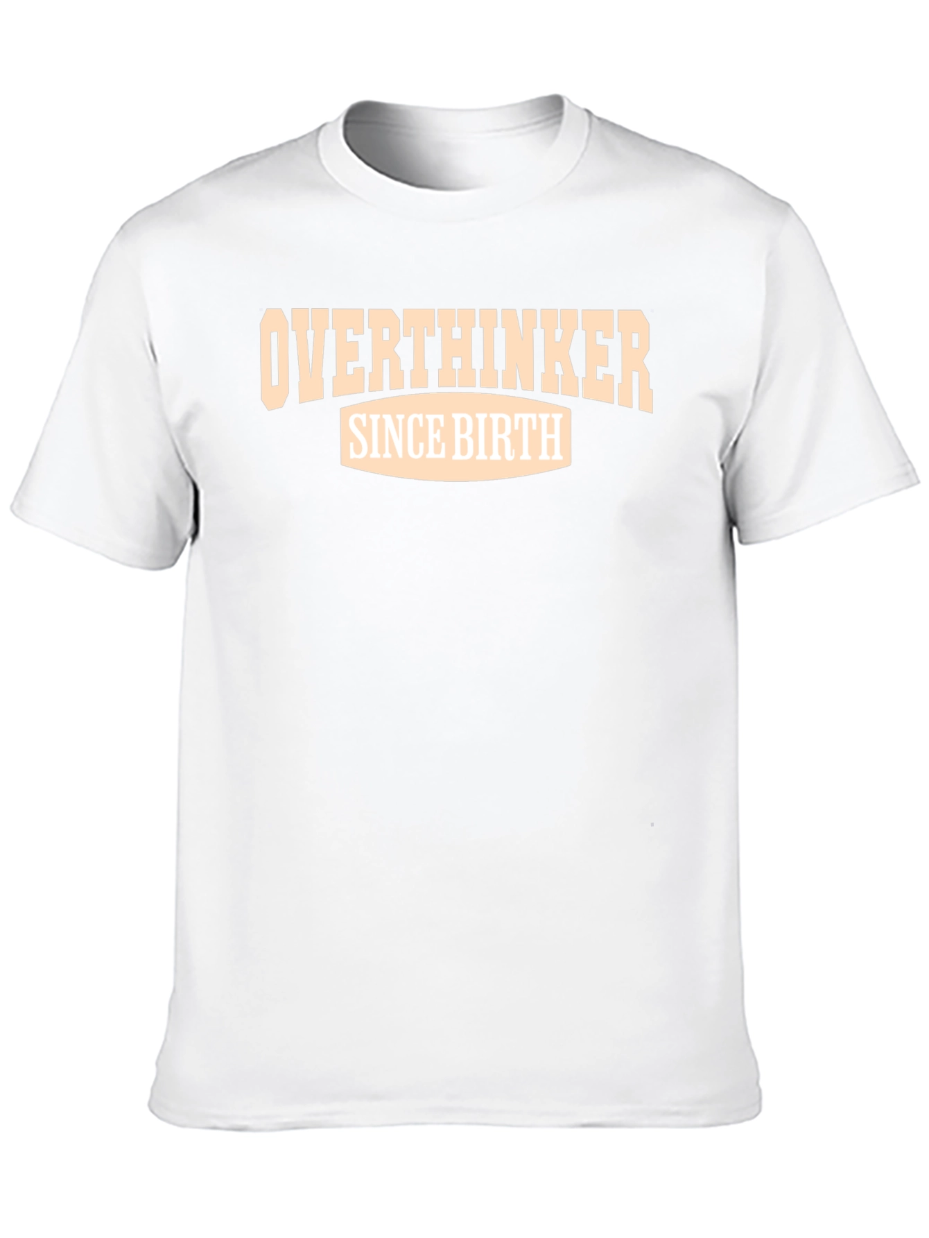 Overthinker Since Birth Graphic Tee - Black
