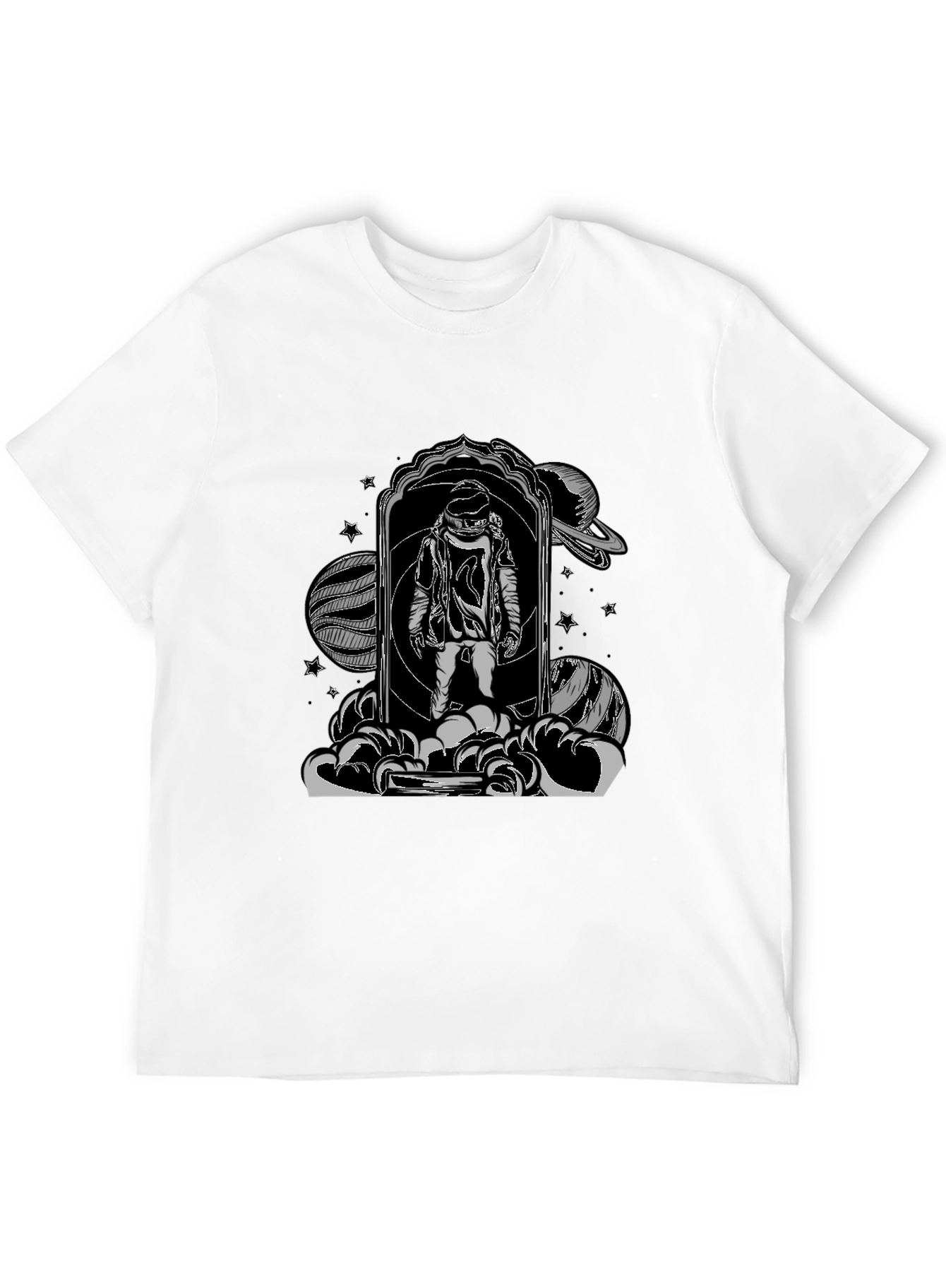 Astronaut in Space Portal T-Shirt