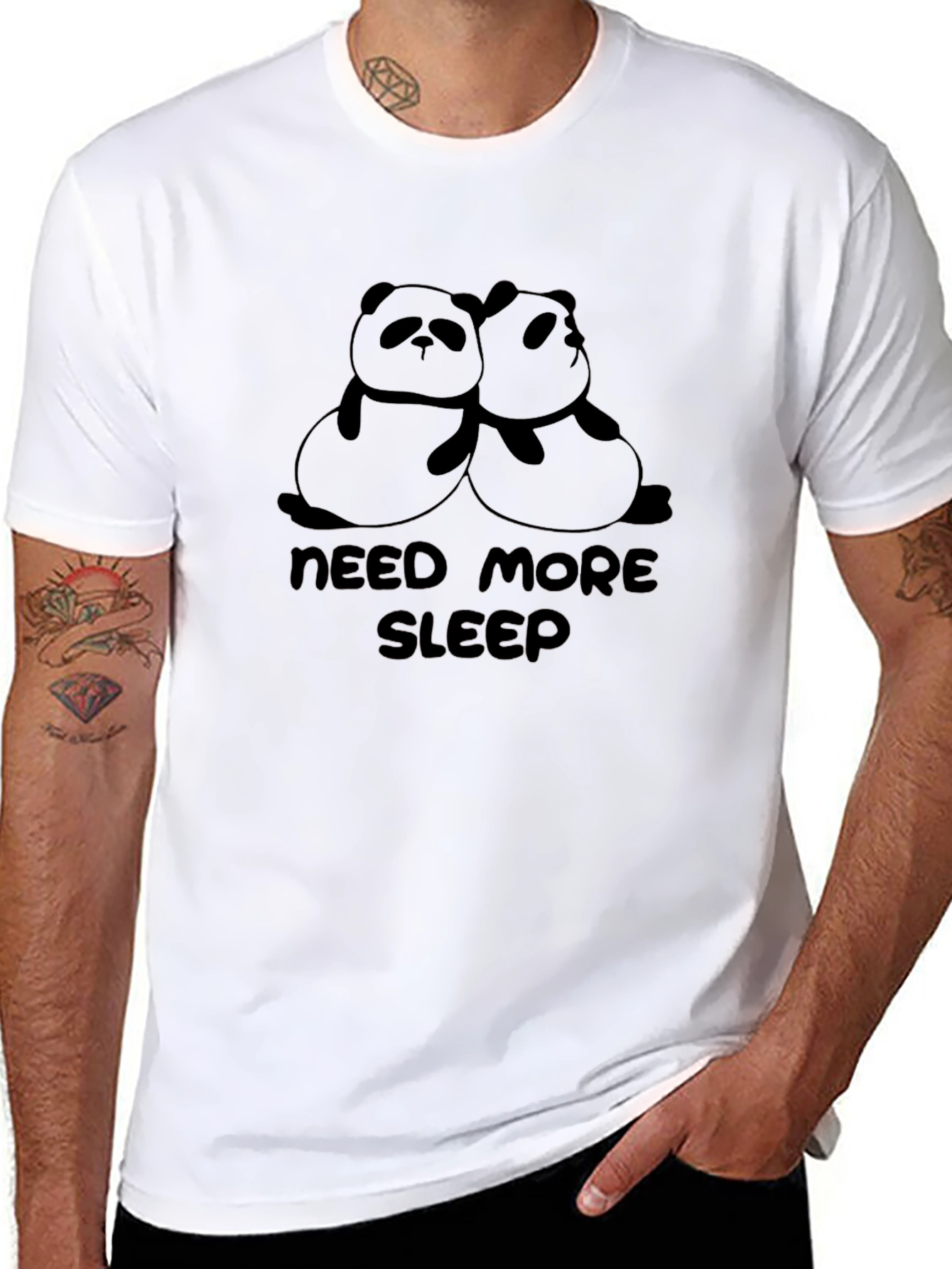 Need More Sleep Panda T-Shirt