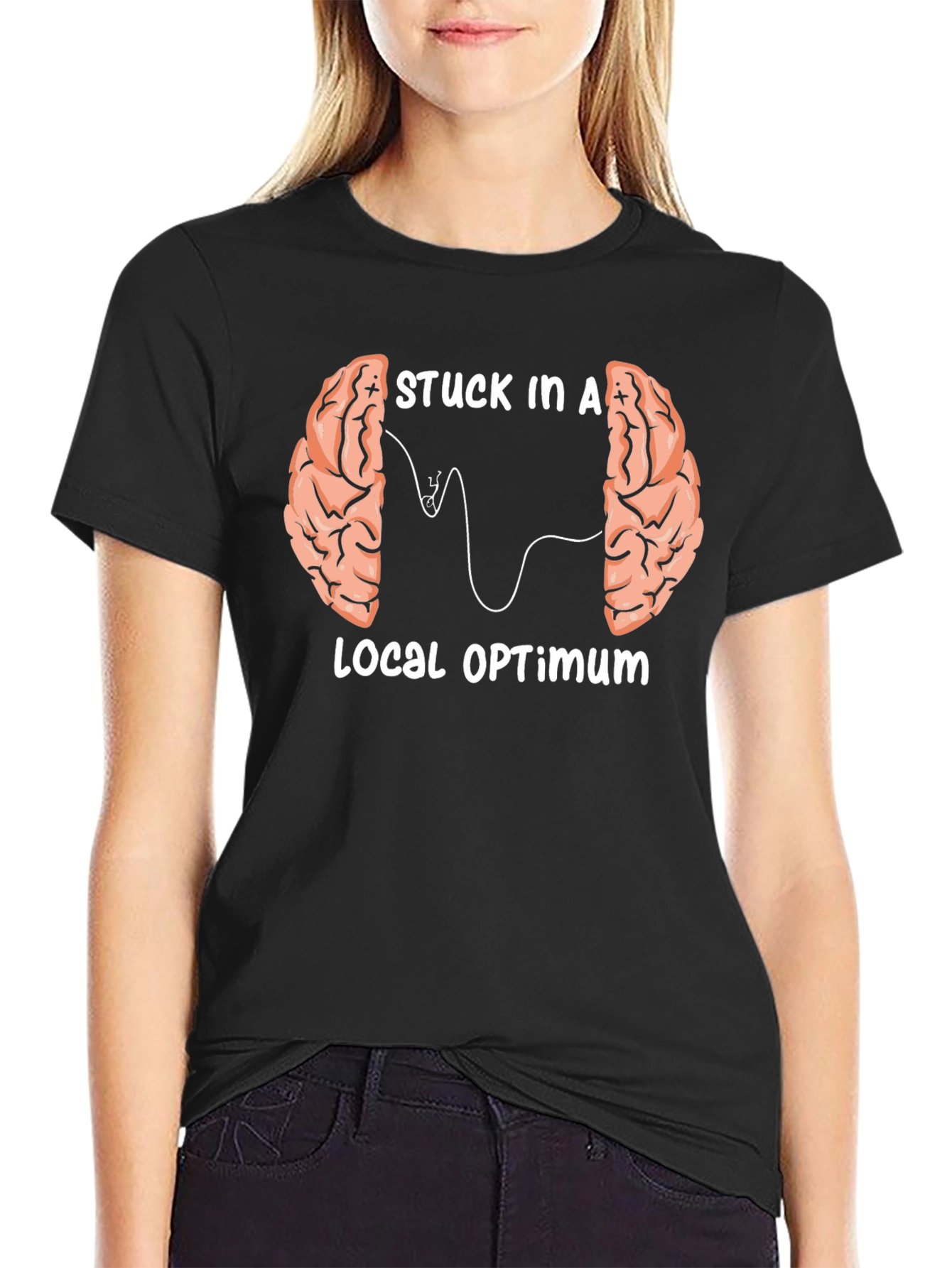 Stuck in a Local Optimum T-Shirt