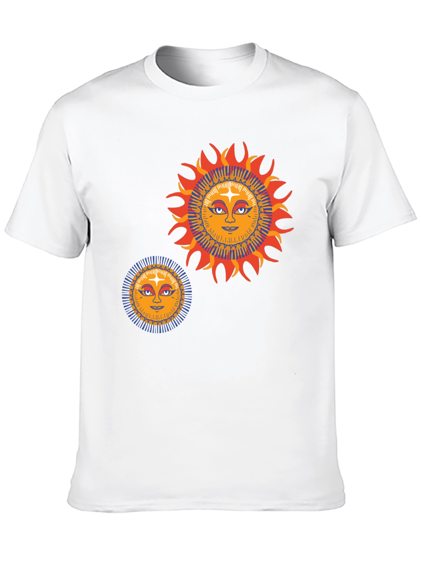 Sun Graphic Tee - Retro Style Black T-Shirt