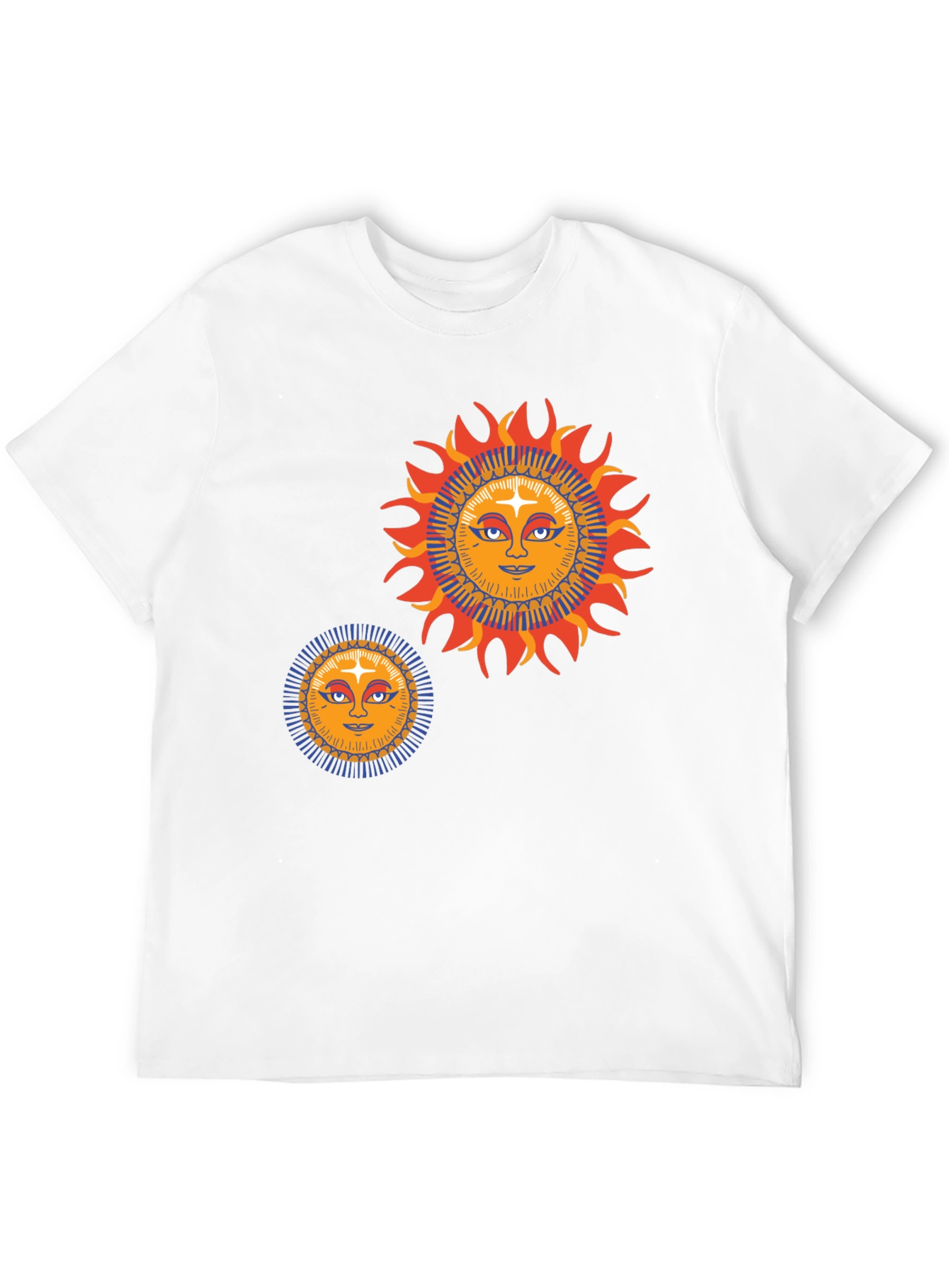 Sun Graphic Tee - Retro Style Black T-Shirt