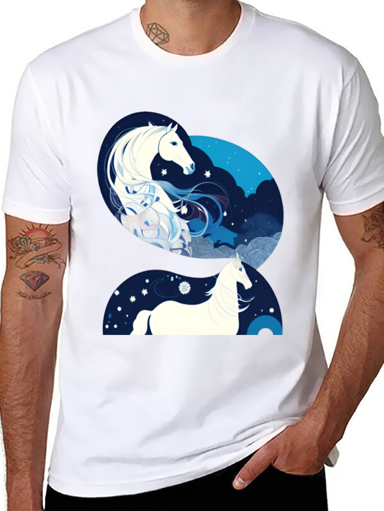 Equine Galaxy Graphic Tee
