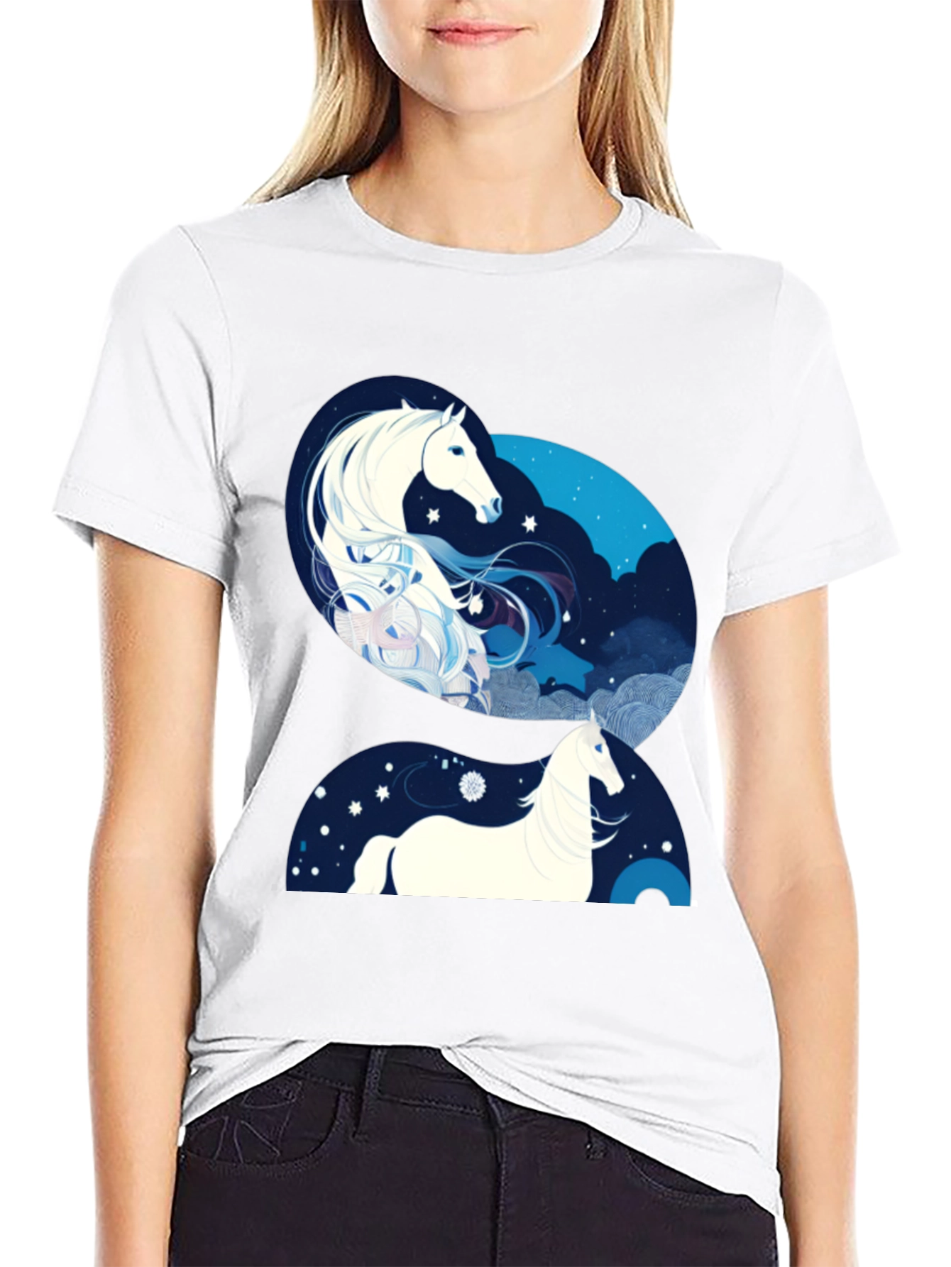 Equine Galaxy Graphic Tee