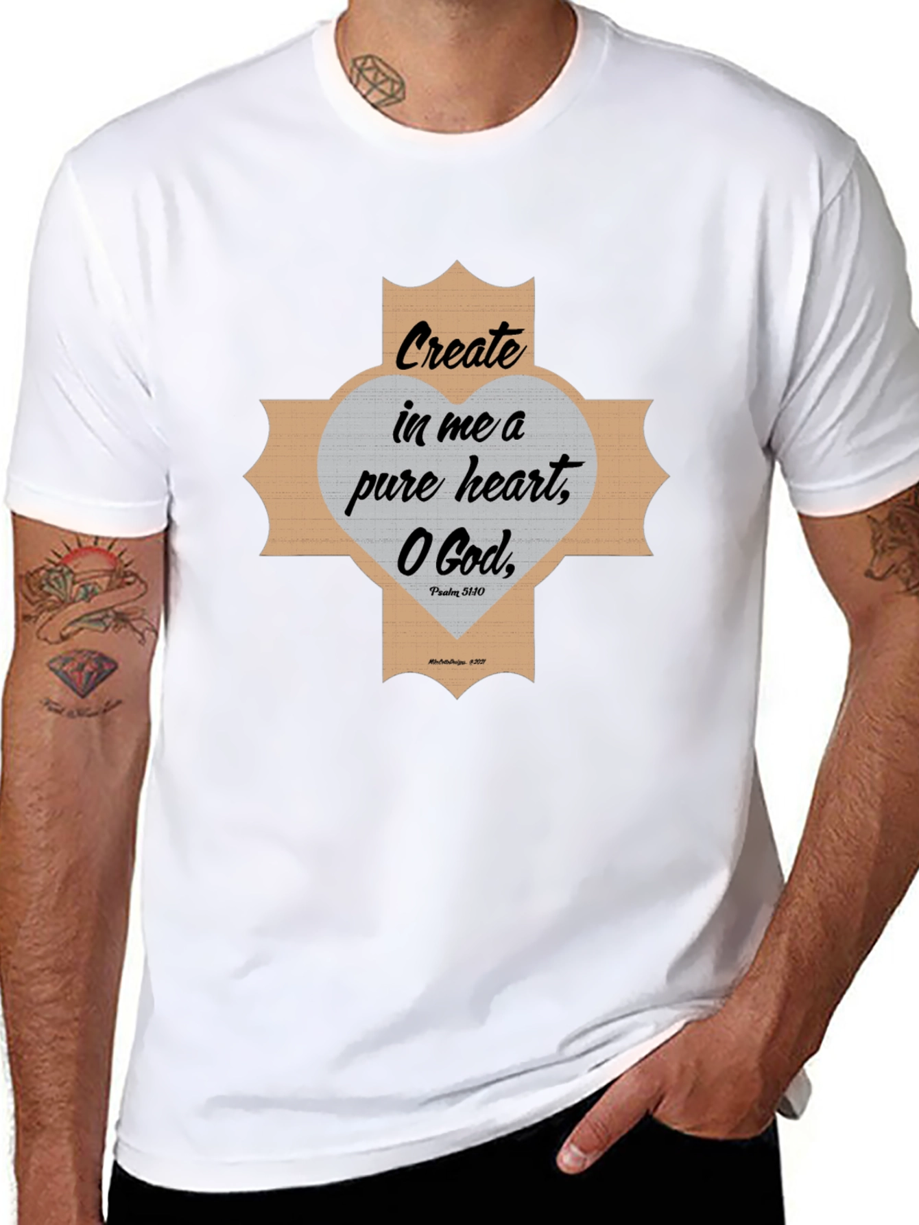 Create In Me a Pure Heart Graphic Tee
