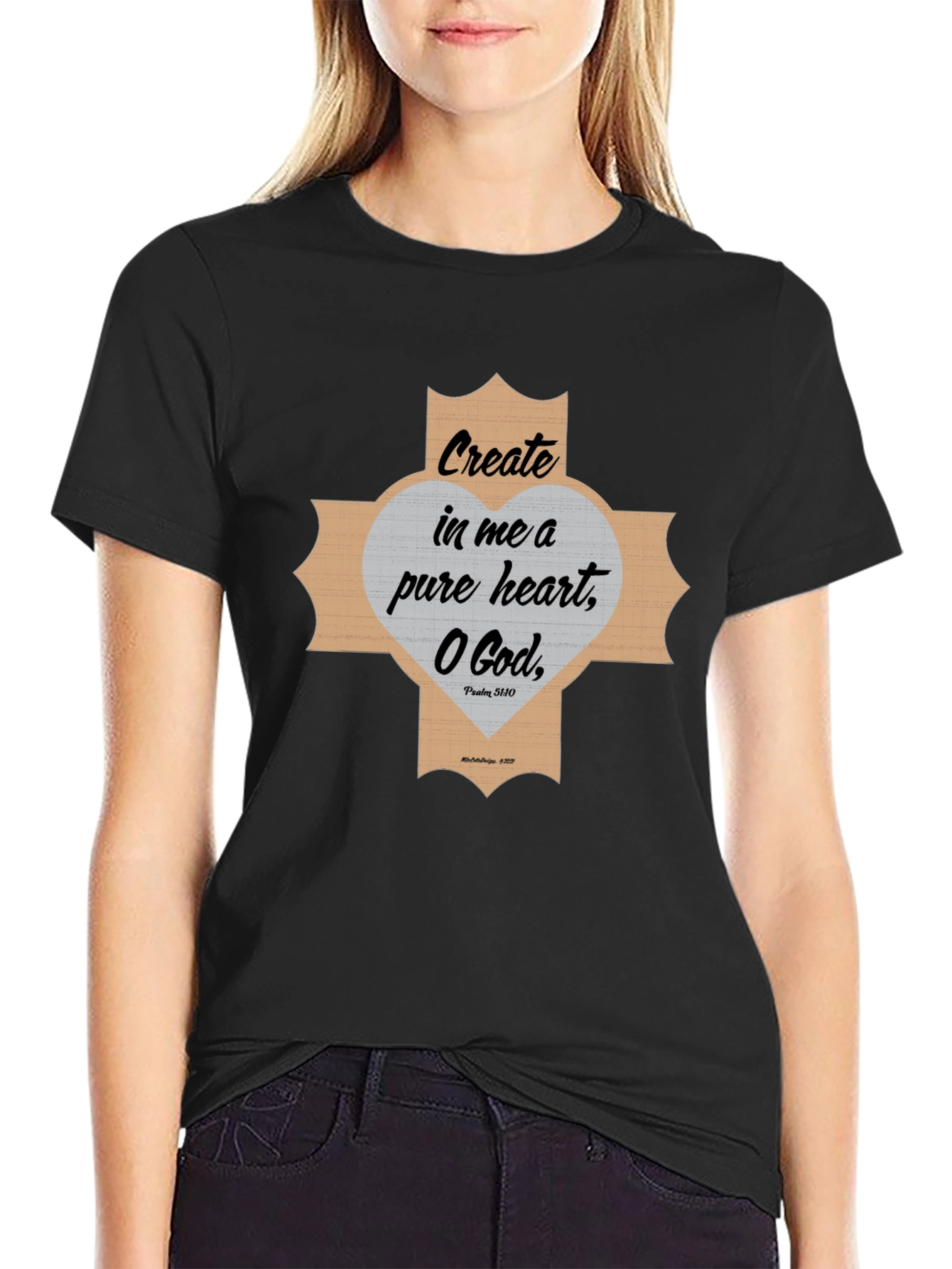 Create In Me a Pure Heart Graphic Tee