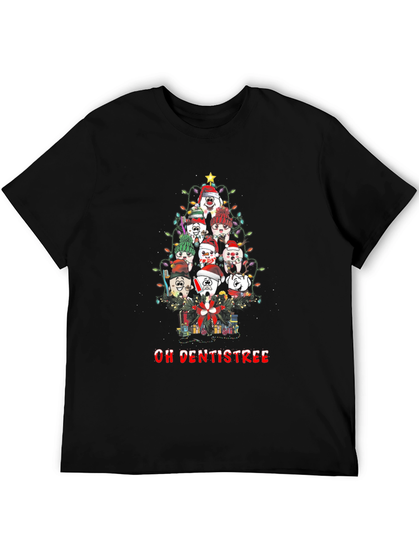 Oh Dentistree T-Shirt - Holiday Dental Christmas Tree