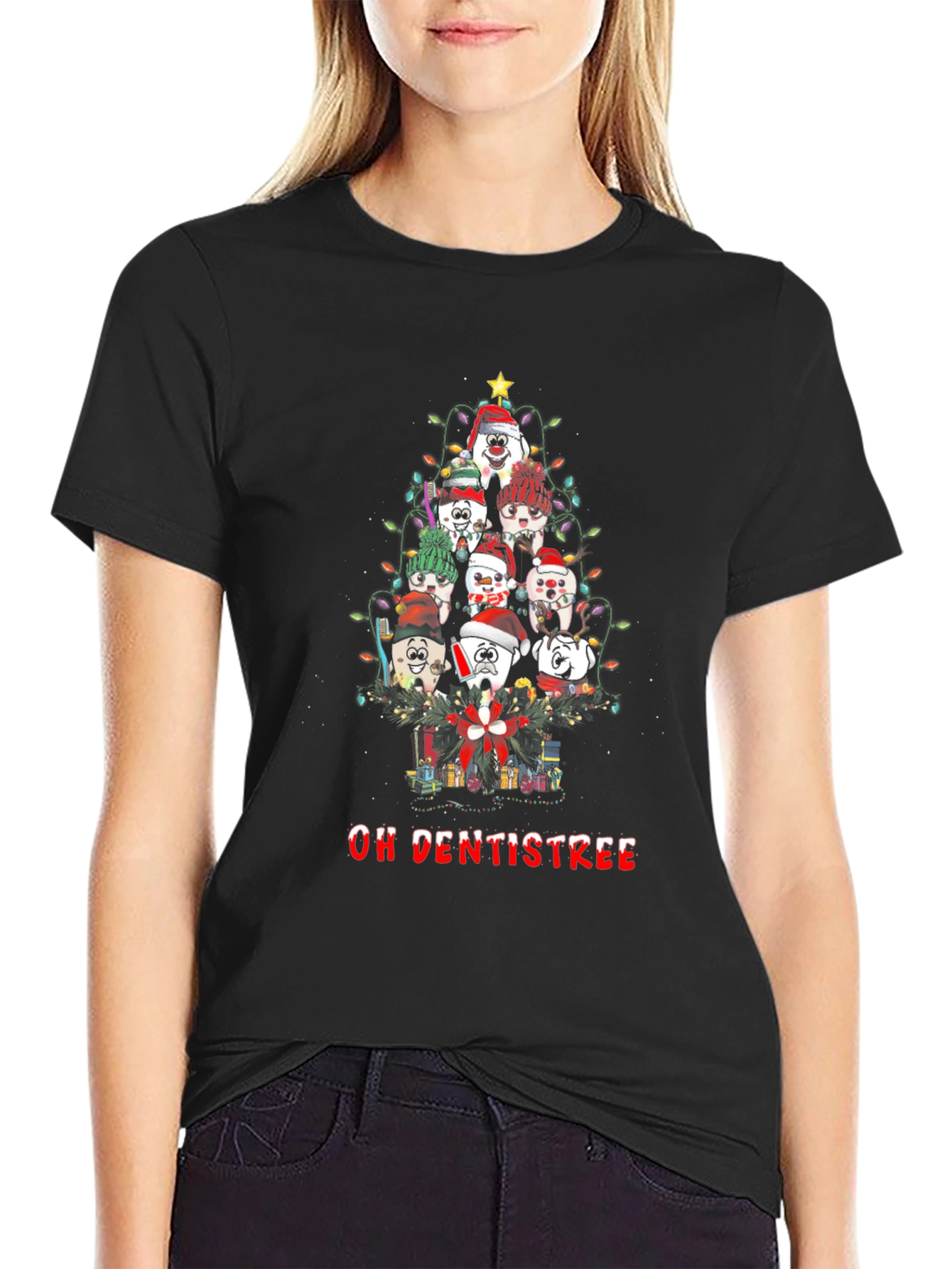Oh Dentistree T-Shirt - Holiday Dental Christmas Tree