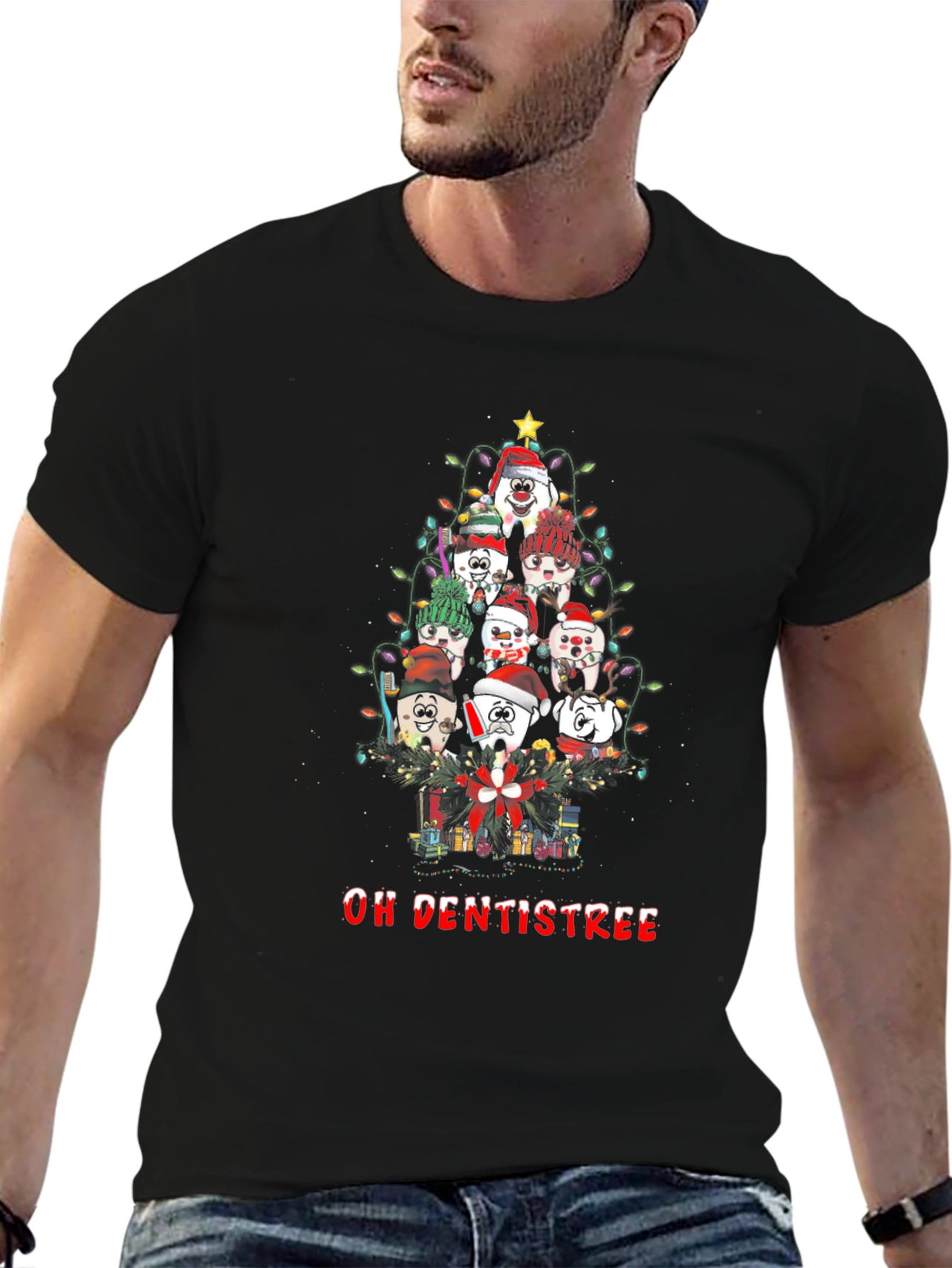 Oh Dentistree T-Shirt - Holiday Dental Christmas Tree