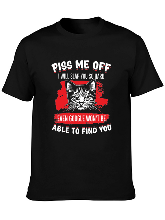 Piss Me Off Cat Graphic T-Shirt