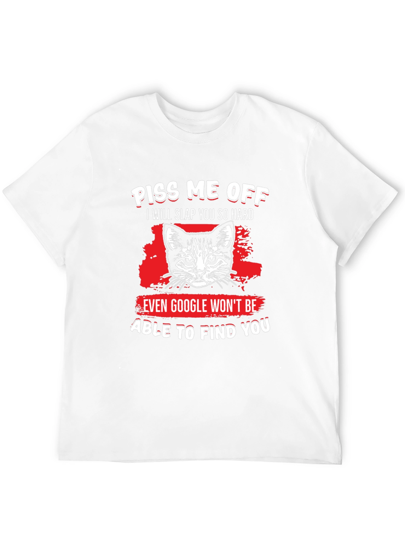 Piss Me Off Cat Graphic T-Shirt