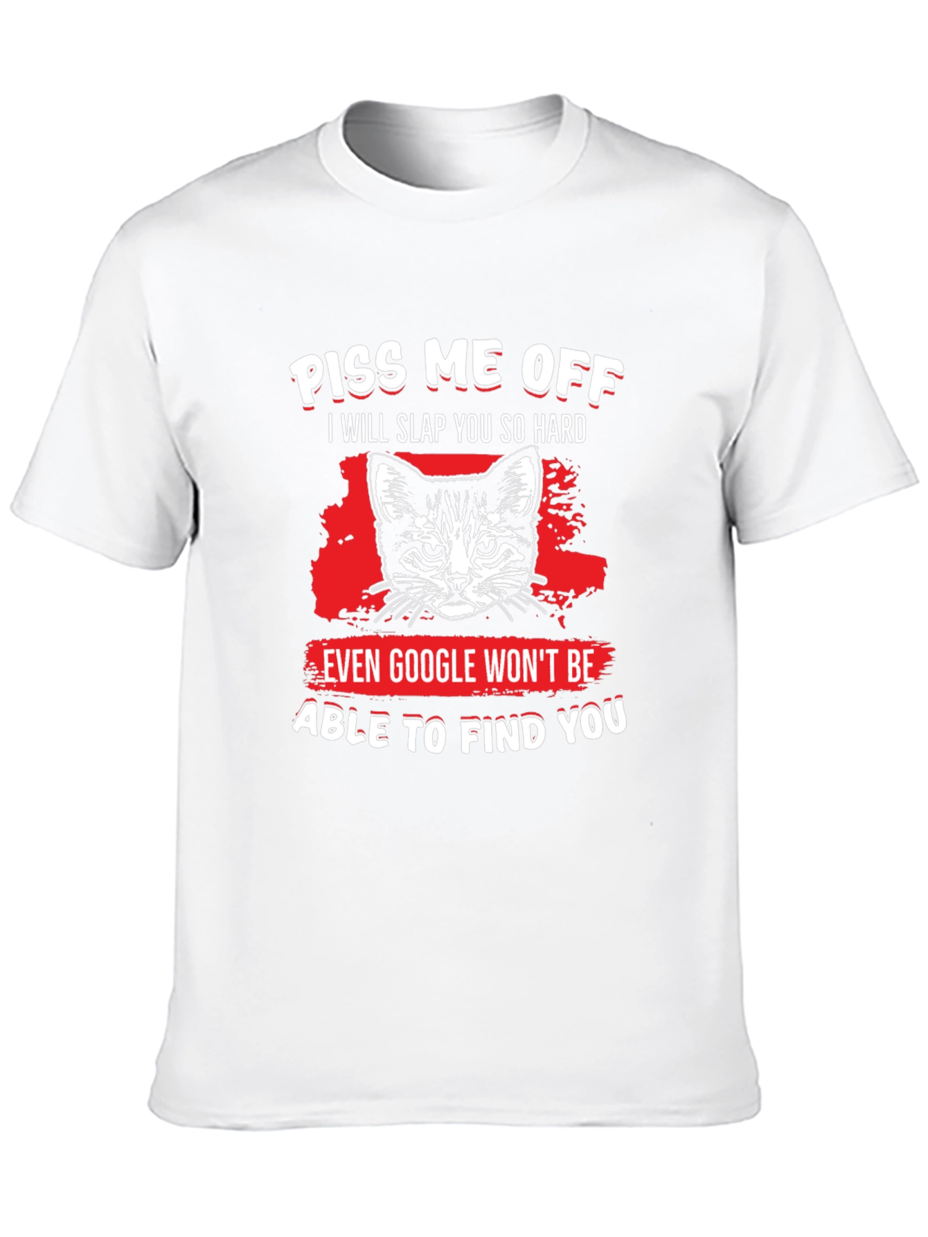 Piss Me Off Cat Graphic T-Shirt