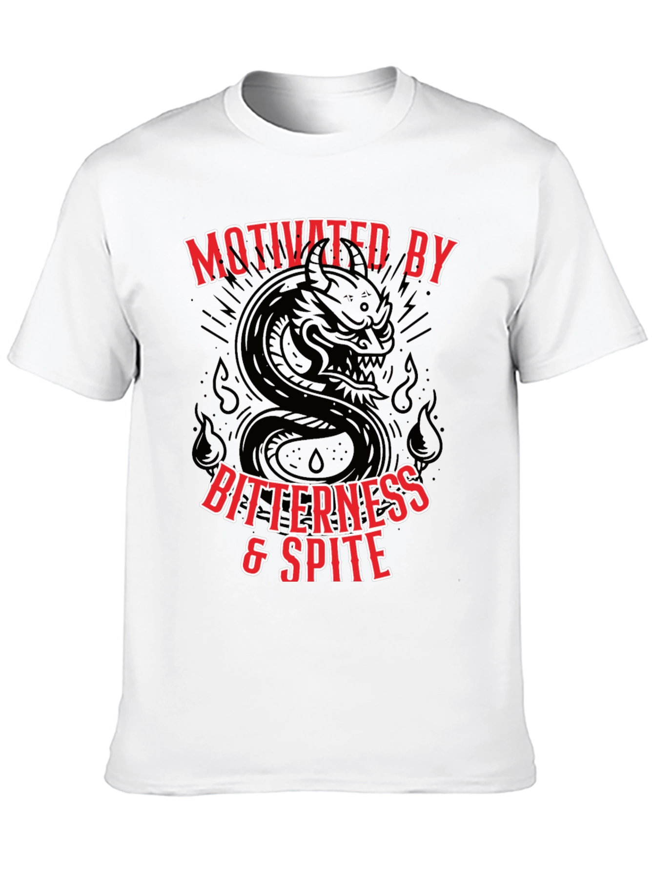 Motivated By Bitterness & Spite Graphic T-Shirt