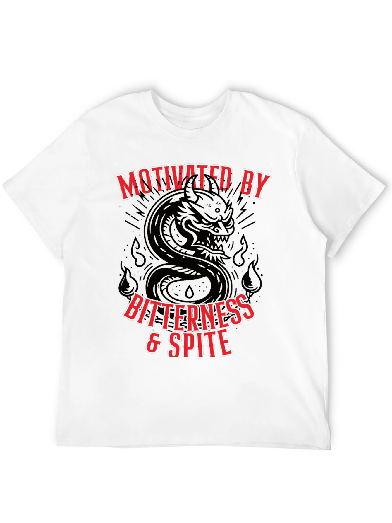 Motivated By Bitterness & Spite Graphic T-Shirt