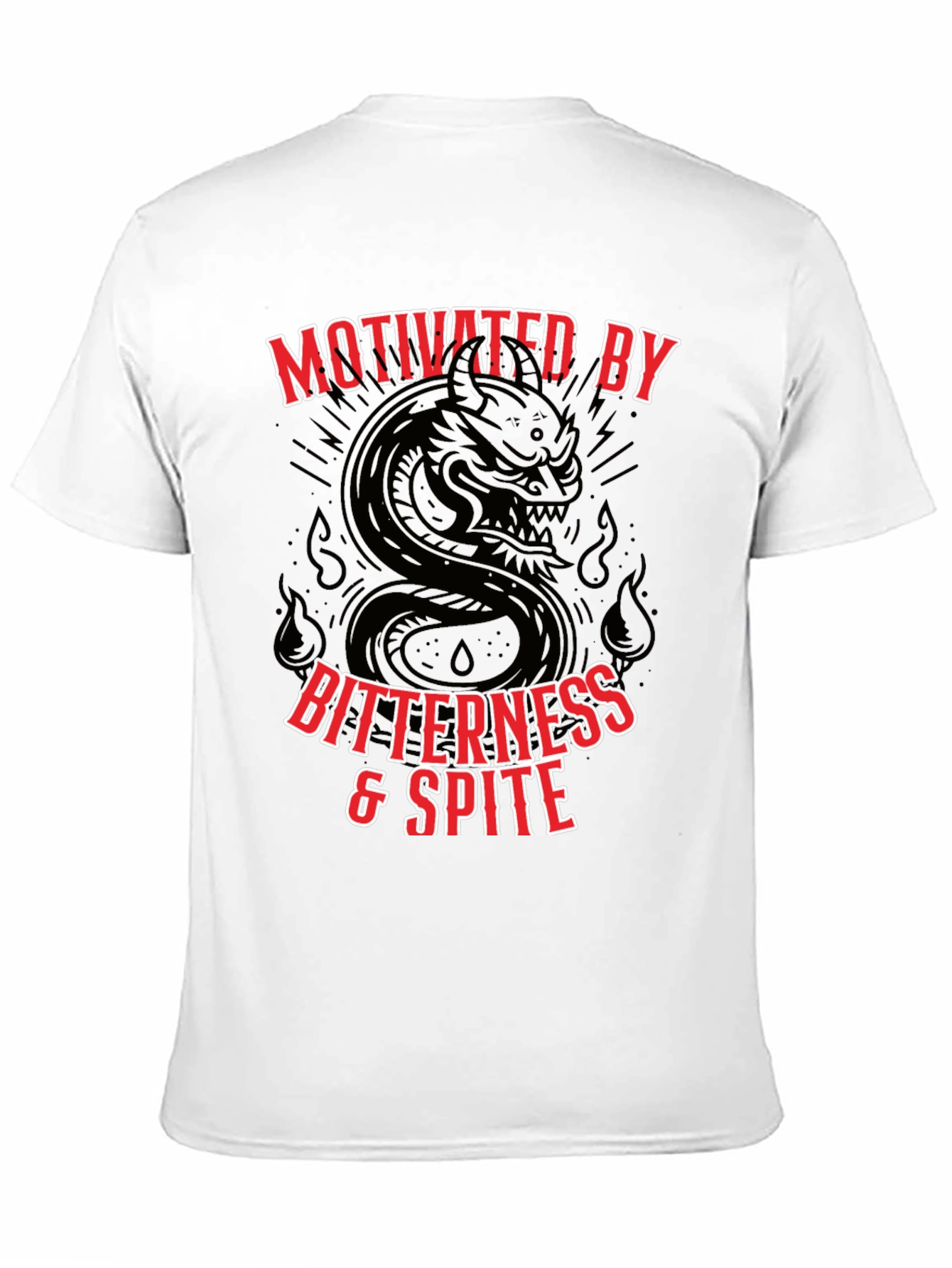 Motivated By Bitterness & Spite Graphic T-Shirt