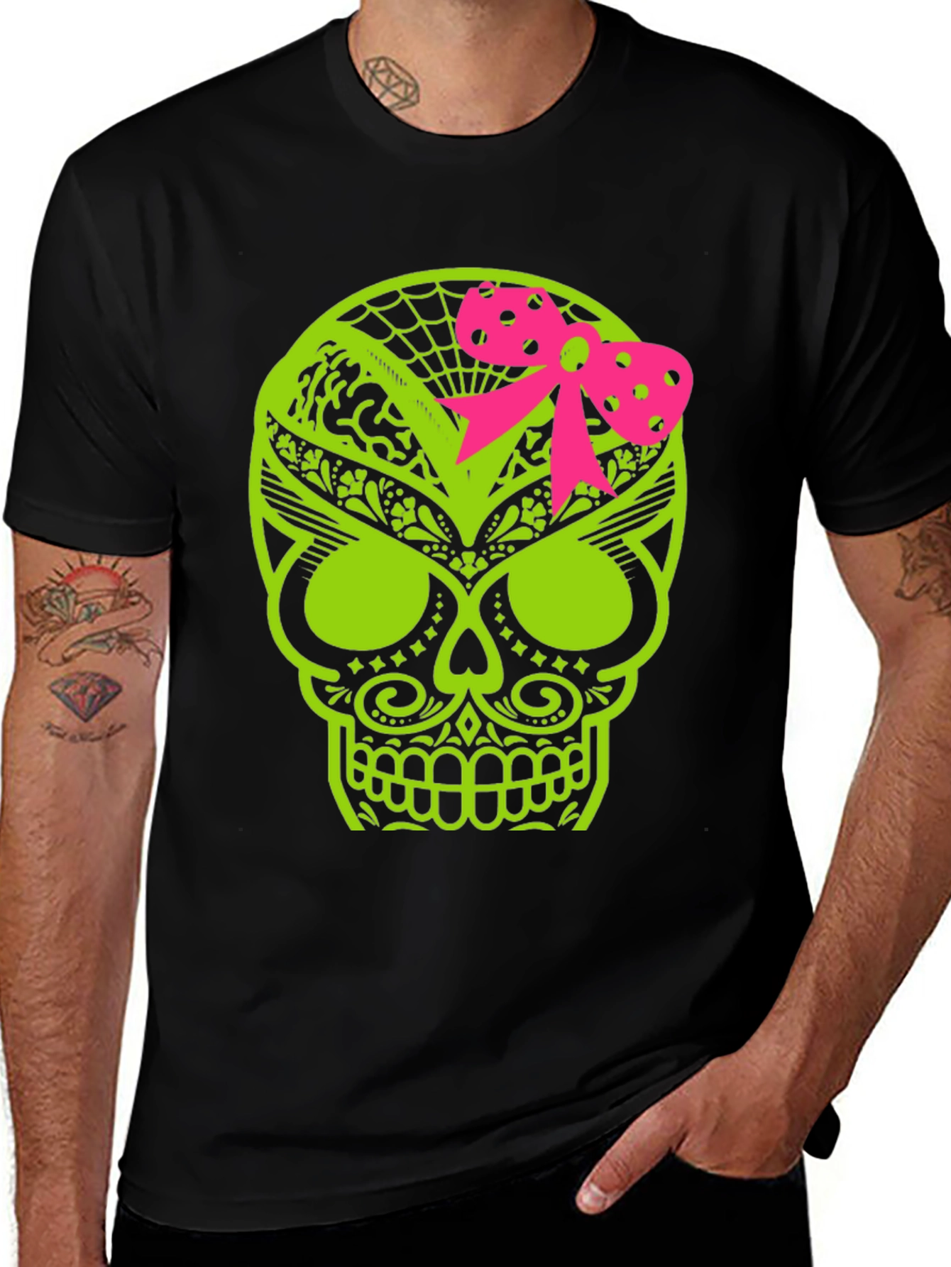 Sugar Skull Graphic T-Shirt