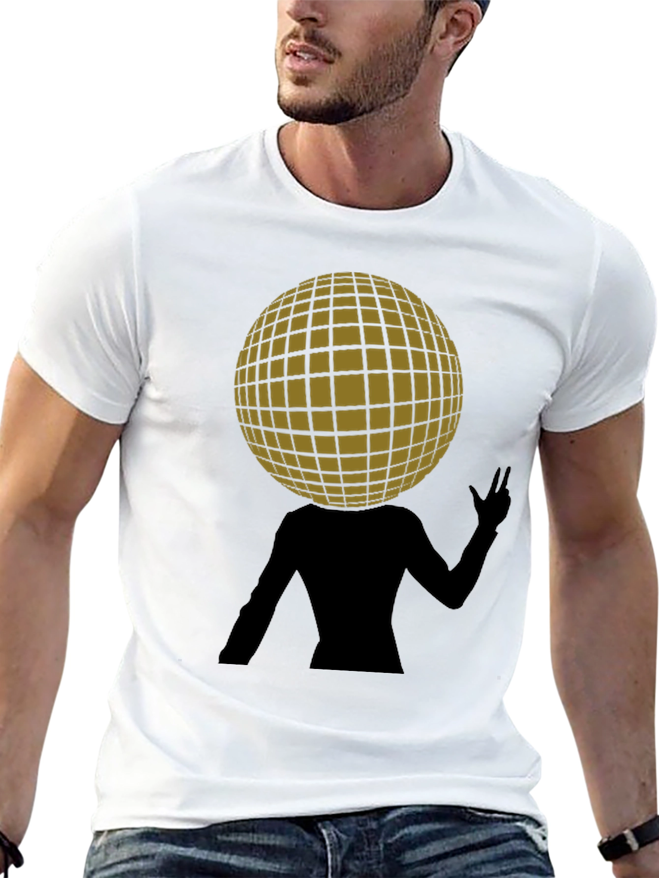 Groovy Disco Ball Head T-Shirt