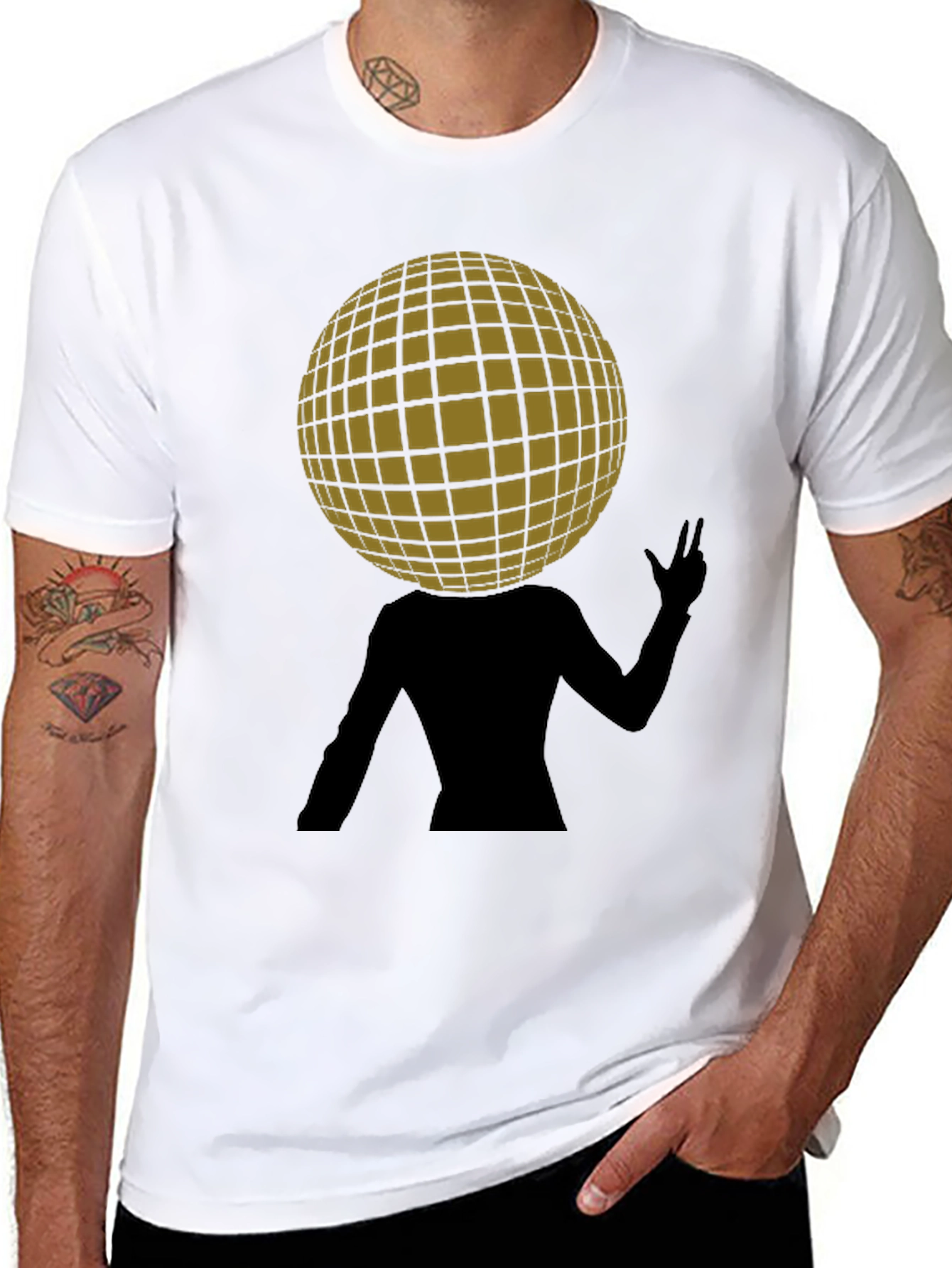 Groovy Disco Ball Head T-Shirt