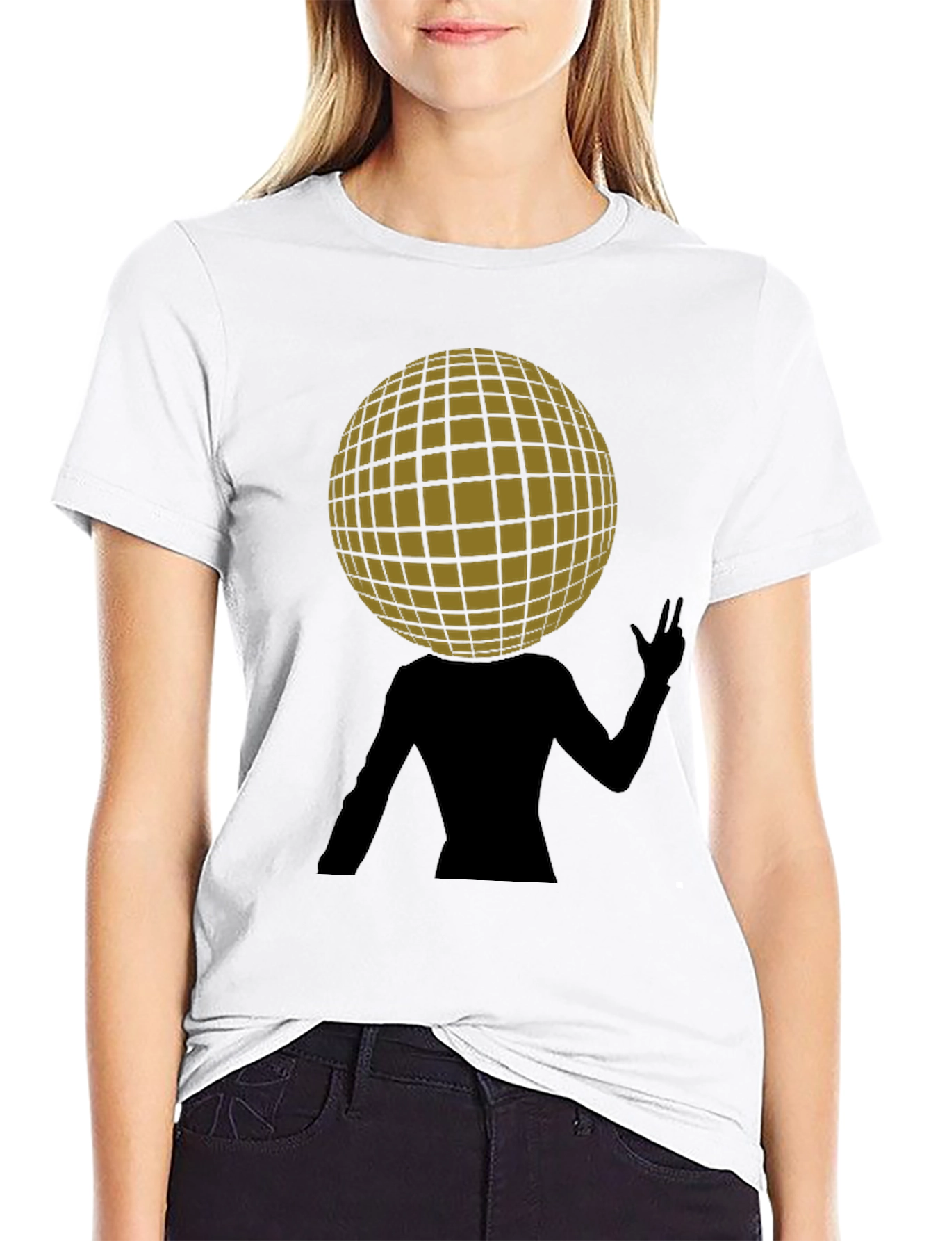 Groovy Disco Ball Head T-Shirt