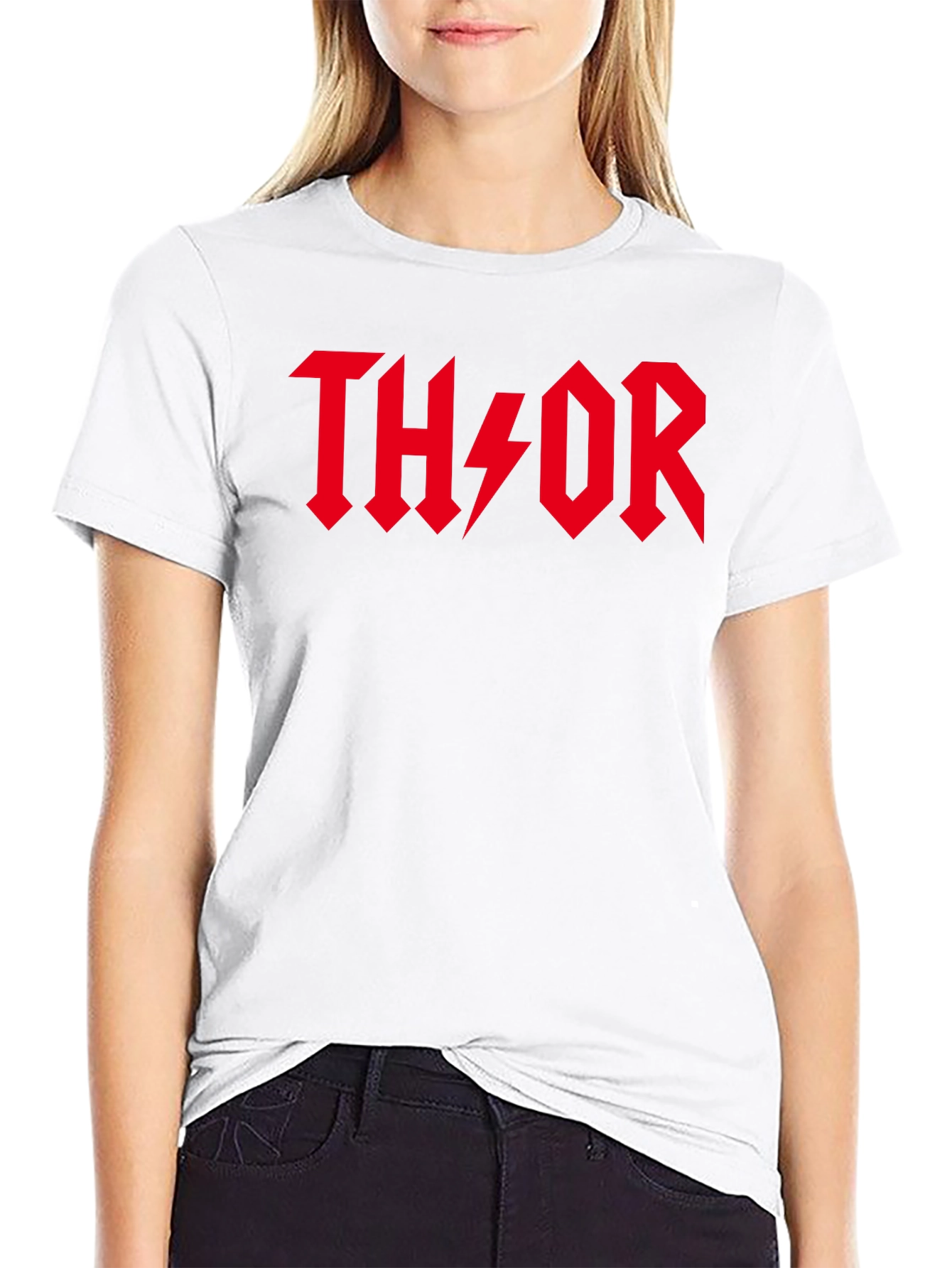 Thor Black T-Shirt - Rock Style Logo