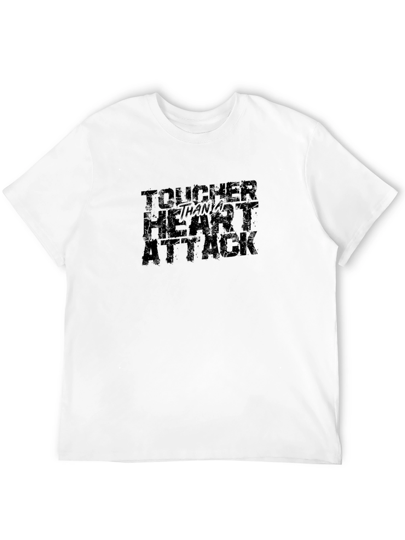 Tougher Than a Heart Attack Black Graphic Tee
