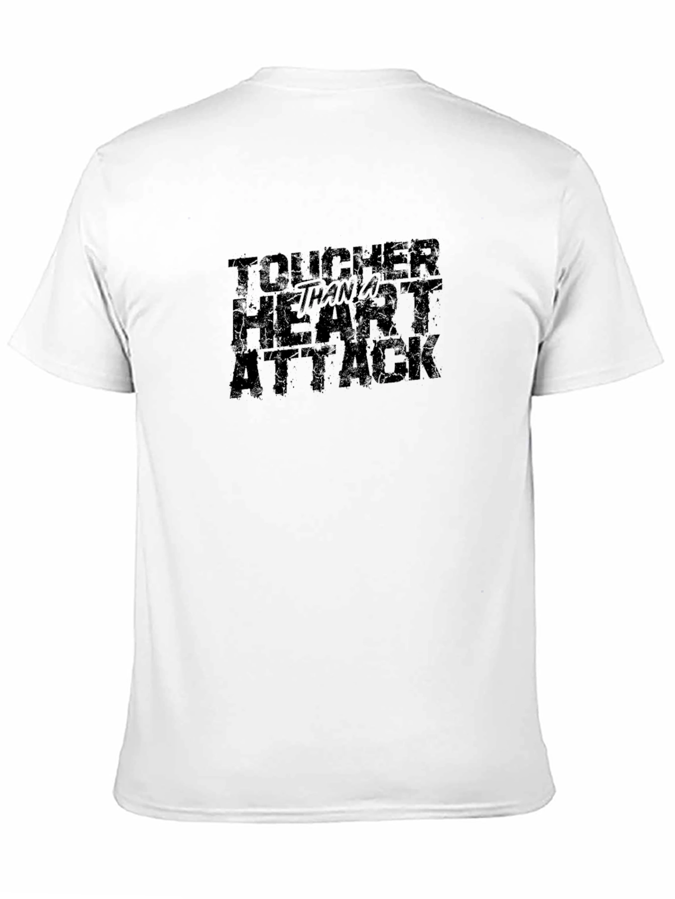 Tougher Than a Heart Attack Black Graphic Tee