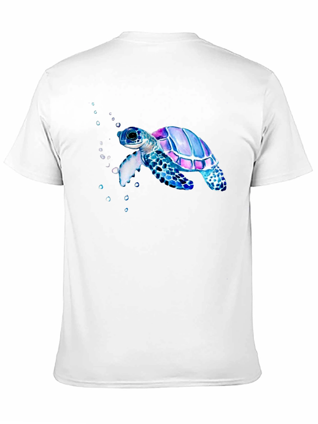 Sea Turtle Graphic Tee - Black Casual T-Shirt