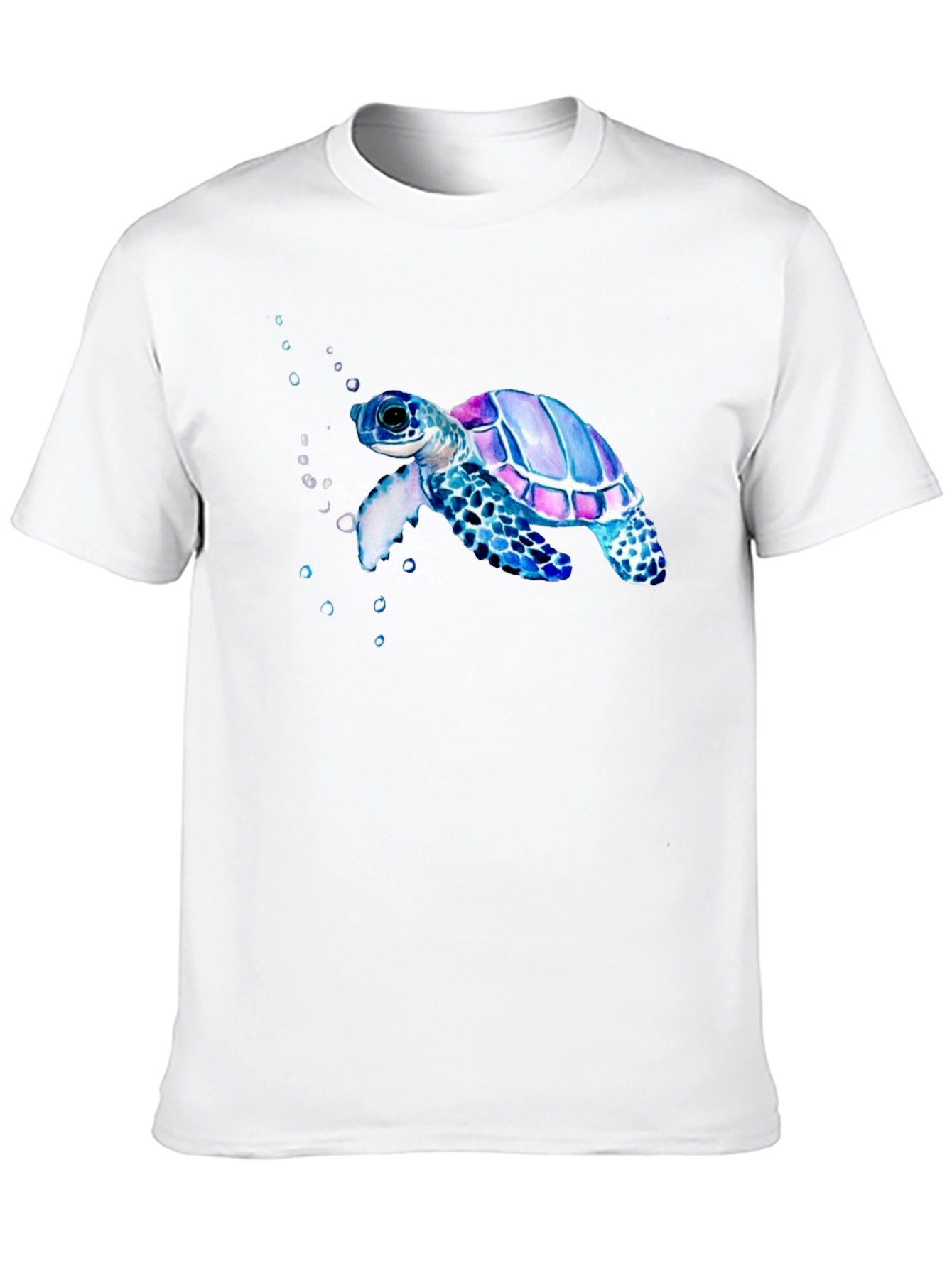 Sea Turtle Graphic Tee - Black Casual T-Shirt