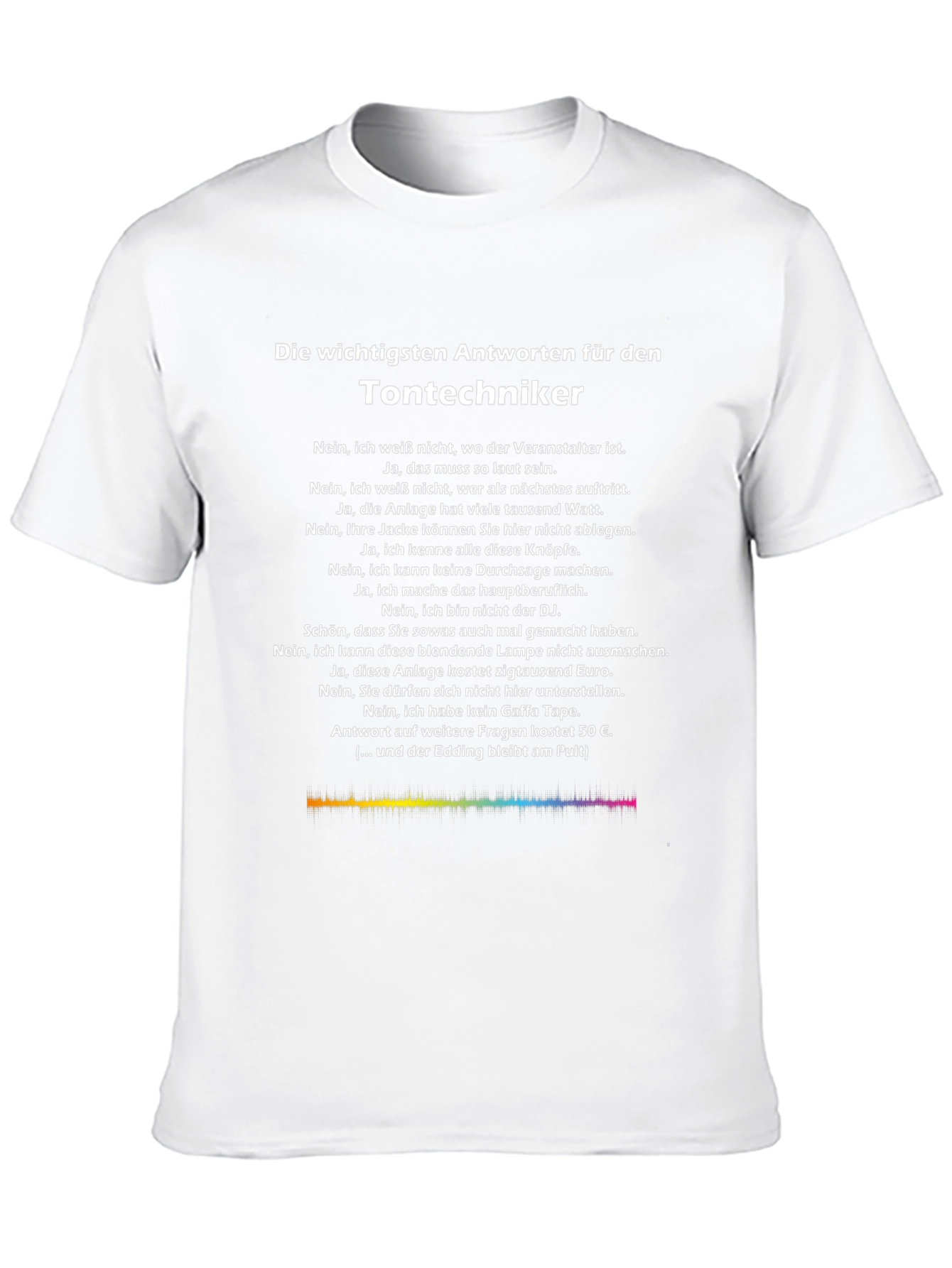 Tontechniker T-Shirt - Sound Engineer Humor