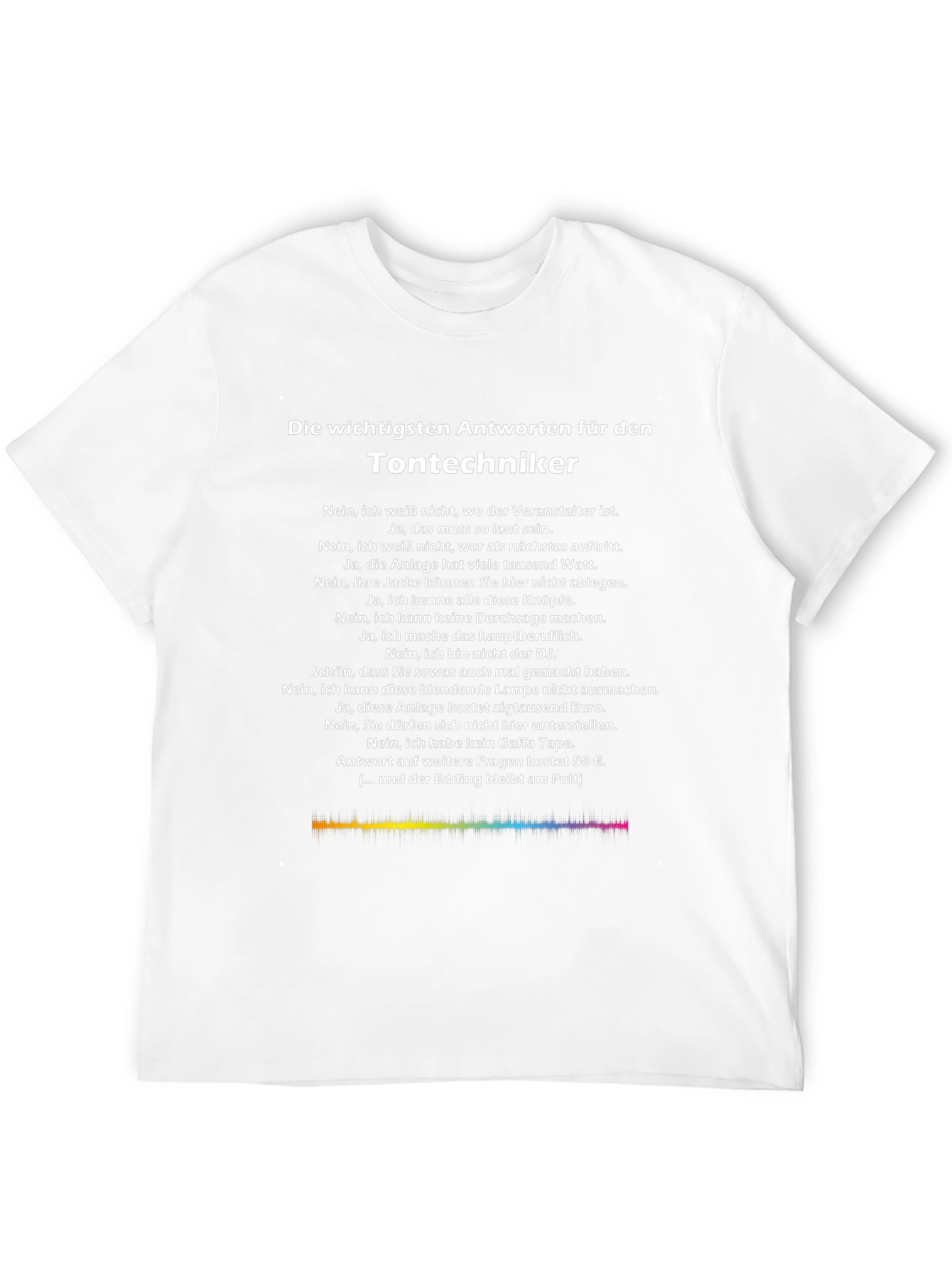 Tontechniker T-Shirt - Sound Engineer Humor
