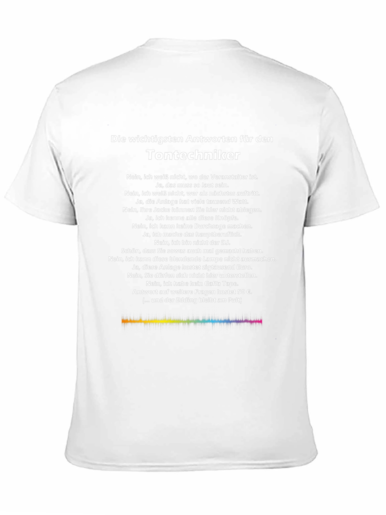 Tontechniker T-Shirt - Sound Engineer Humor