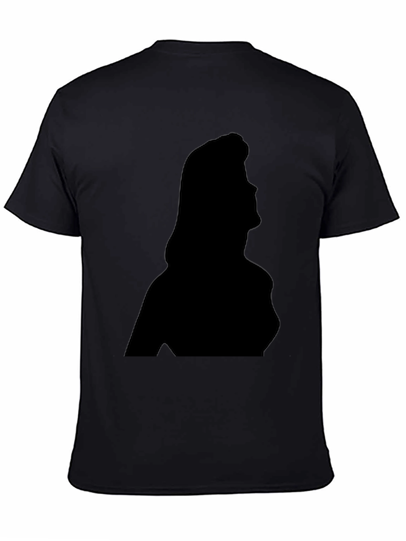 Silhouette Graphic T-Shirt - Stylish Black Tee