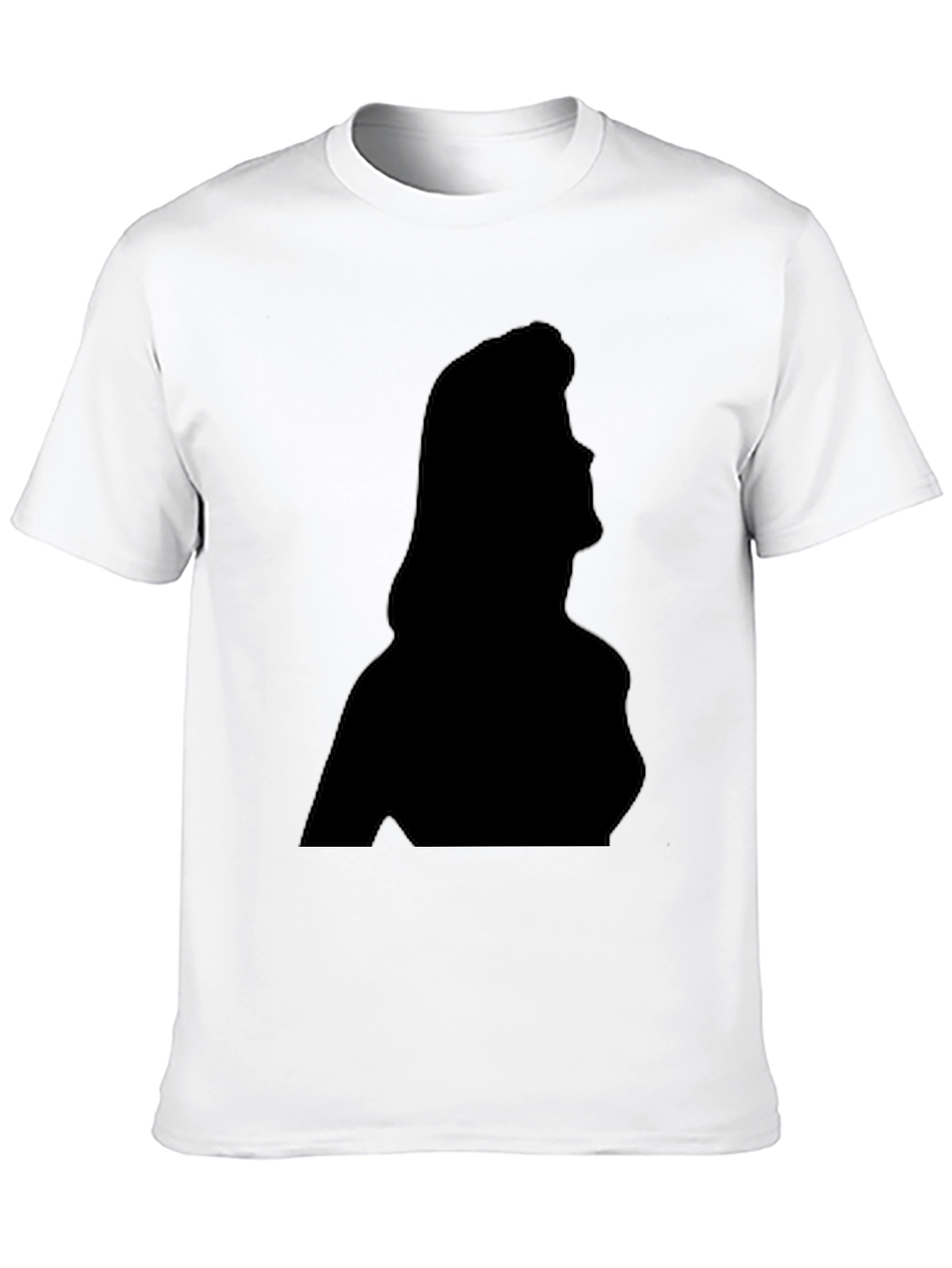 Silhouette Graphic T-Shirt - Stylish Black Tee