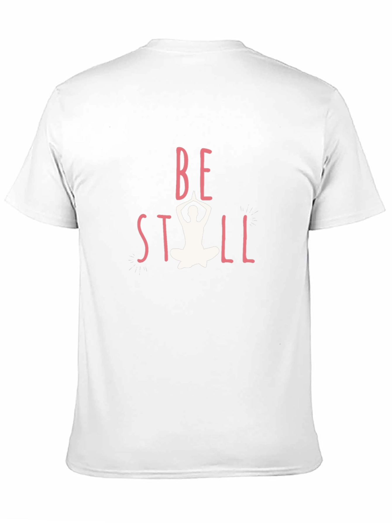 Be Still Yoga Graphic Black T-Shirt