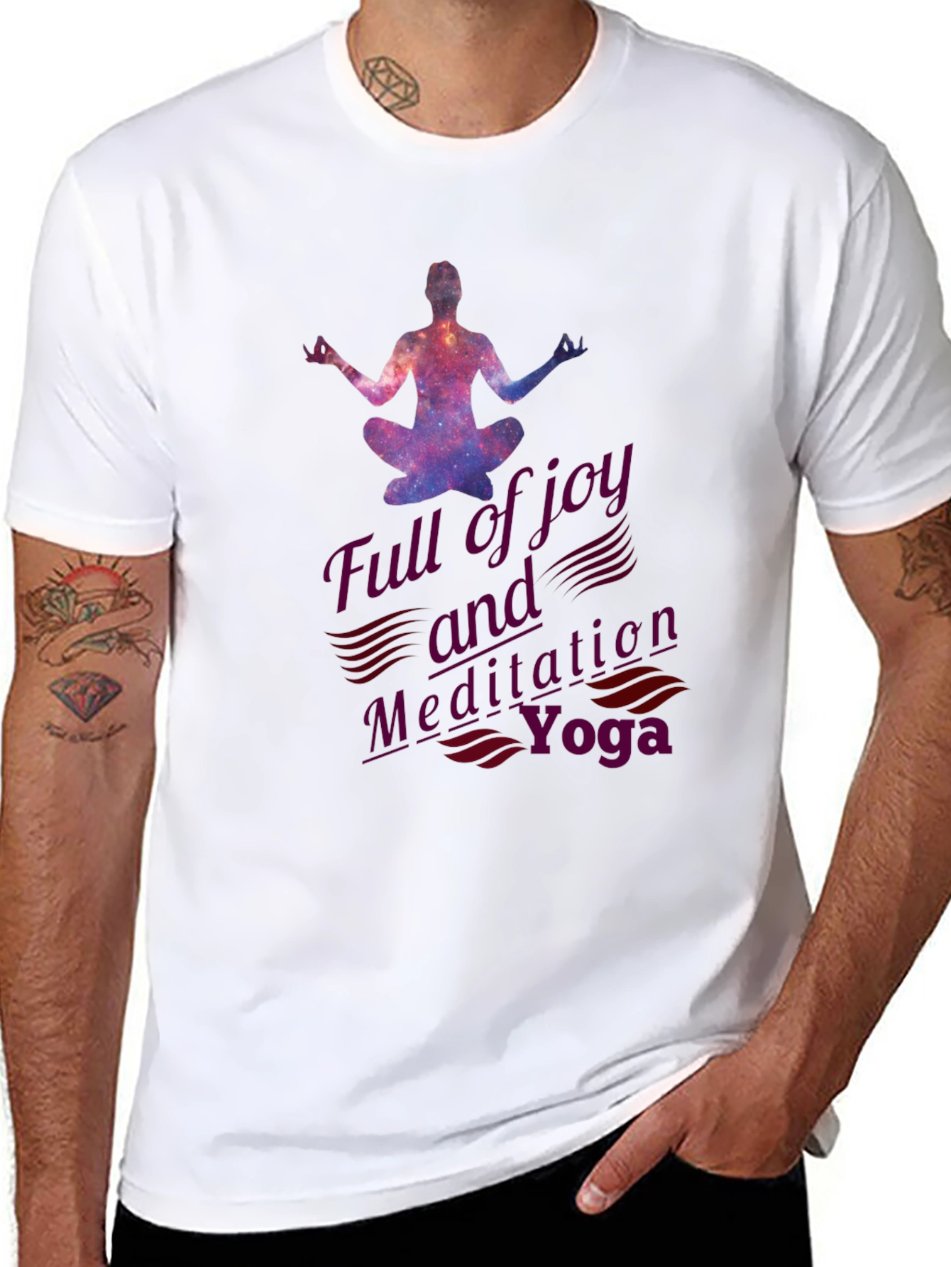 Yoga Joy Meditation Tee - Relaxed Fit