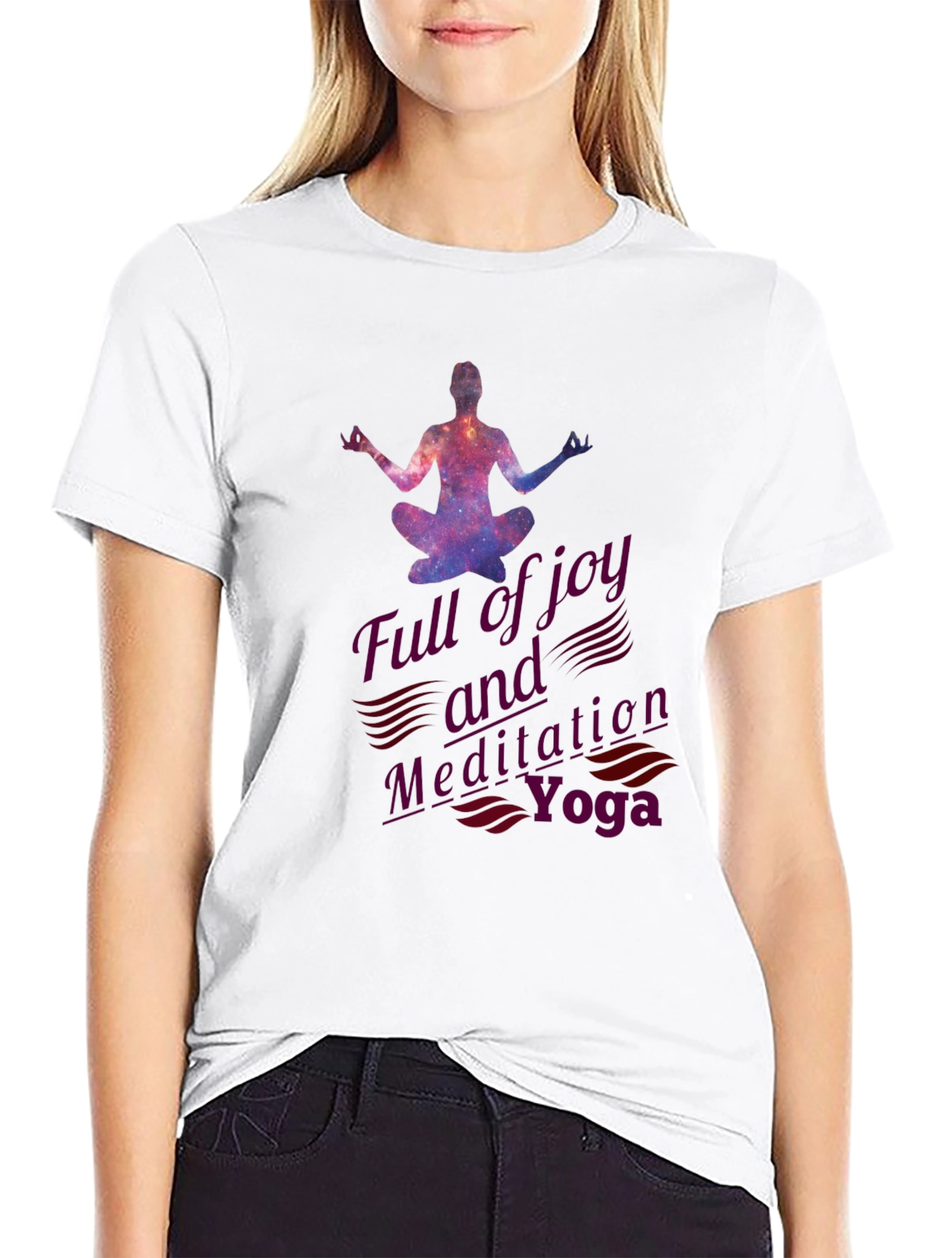 Yoga Joy Meditation Tee - Relaxed Fit