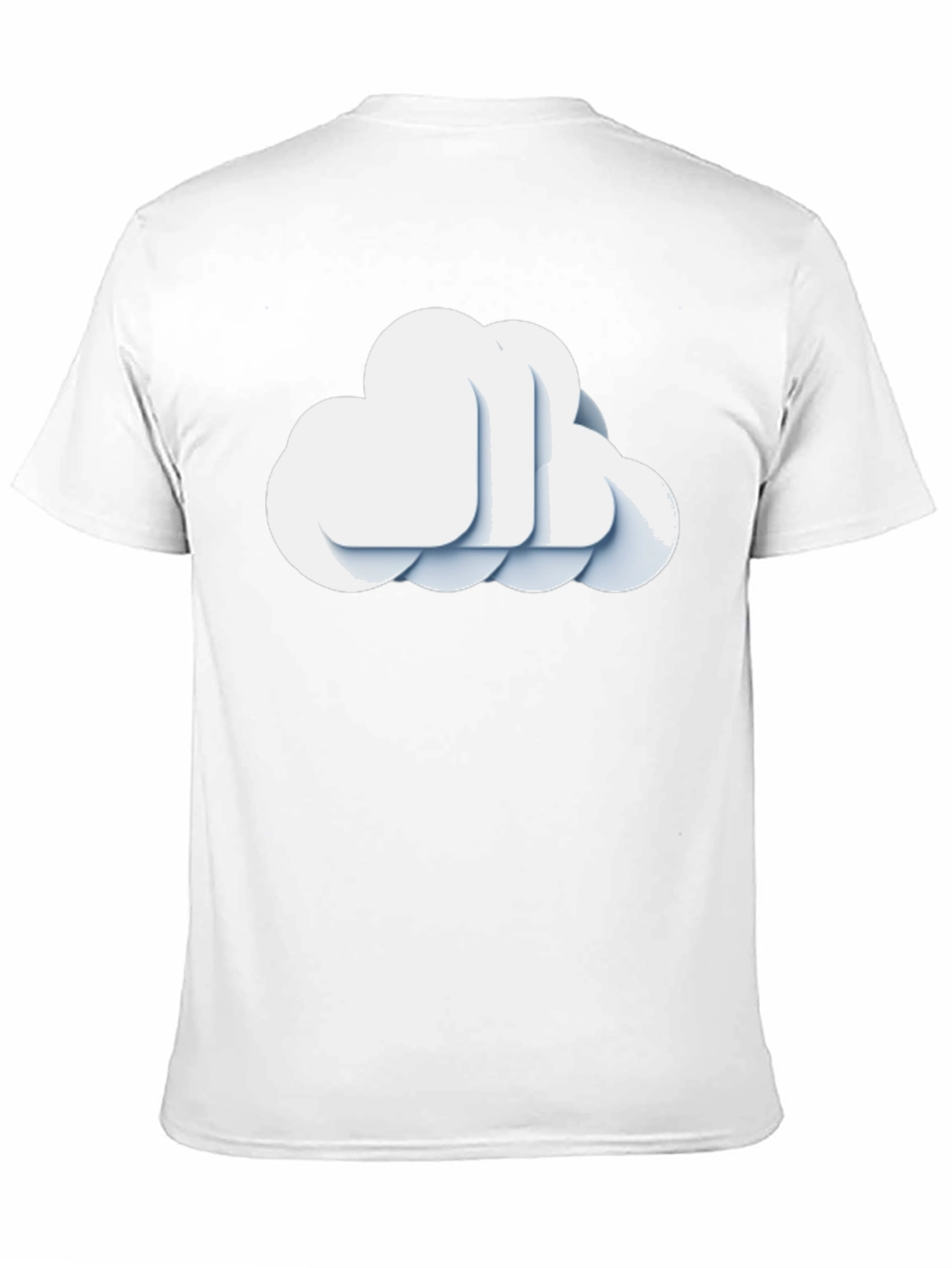 Cloud Graphic Black T-Shirt - Modern Style