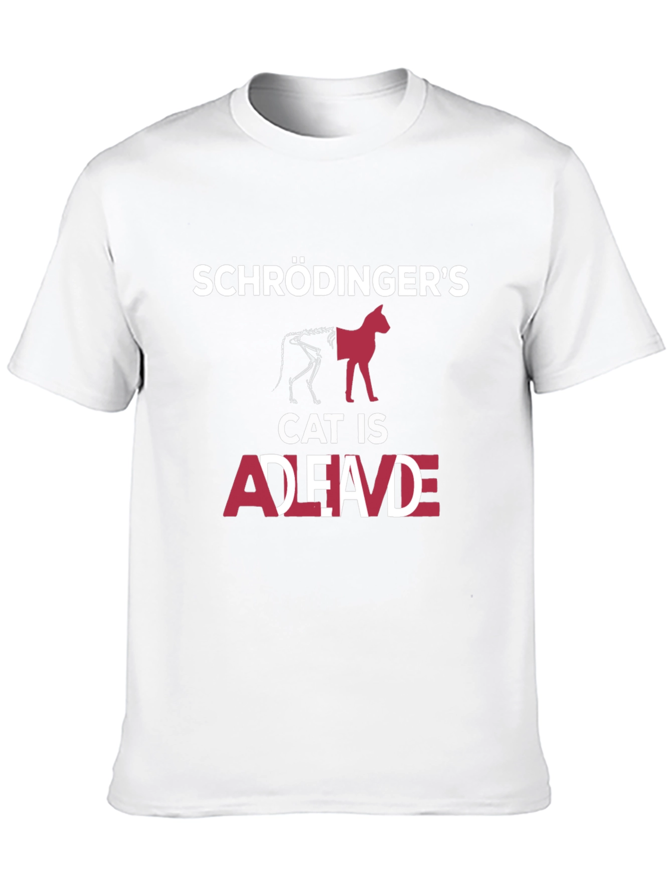 Schrödingers Cat T-Shirt: Dead & Alive Funny Physics Tee