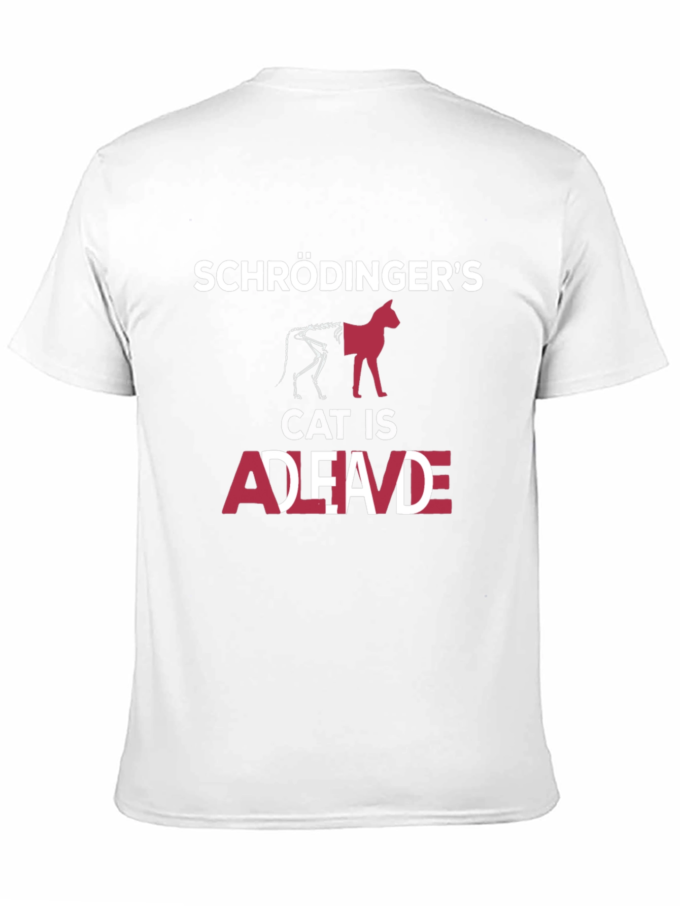 Schrödingers Cat T-Shirt: Dead & Alive Funny Physics Tee