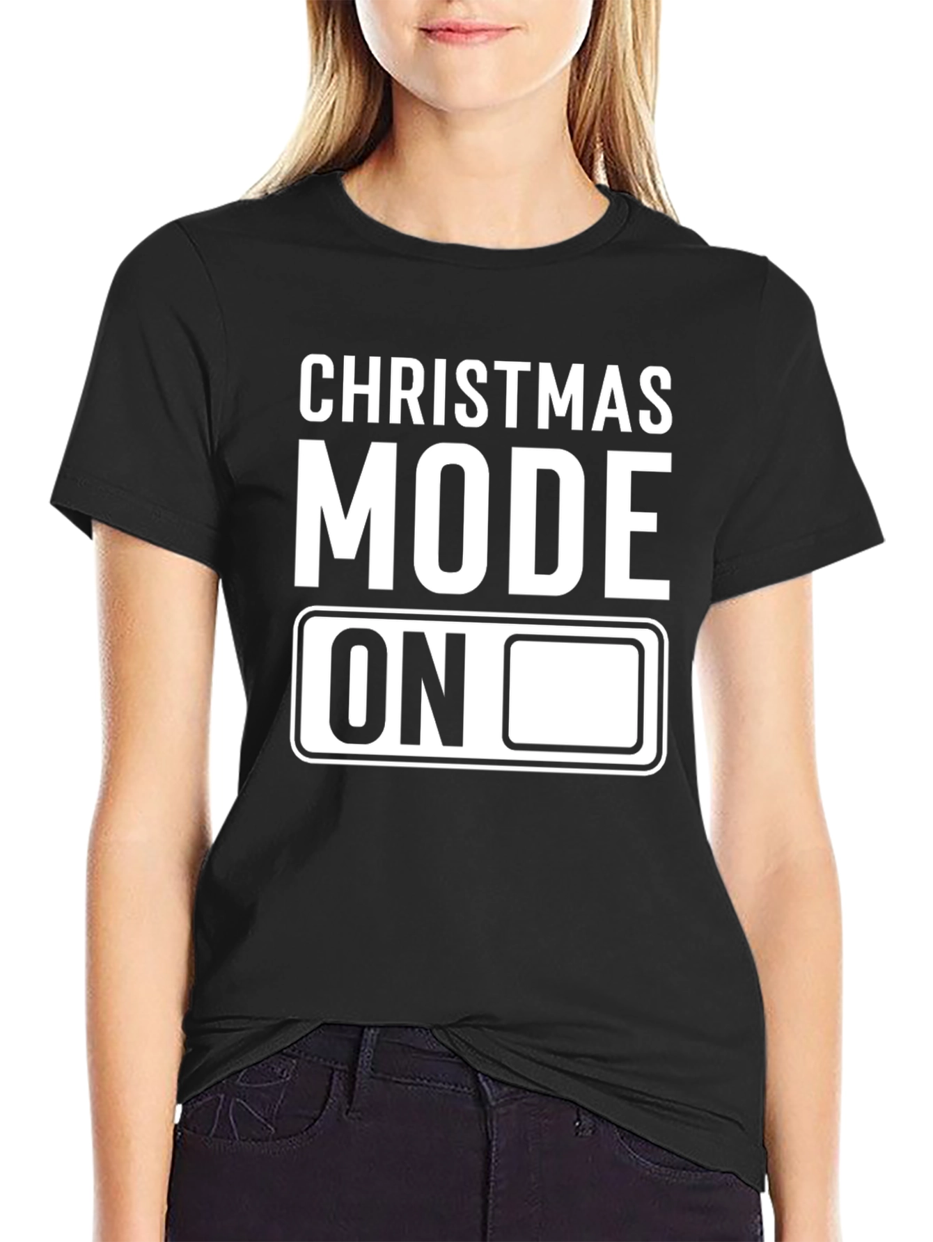 Christmas Mode On T-Shirt Holiday Apparel